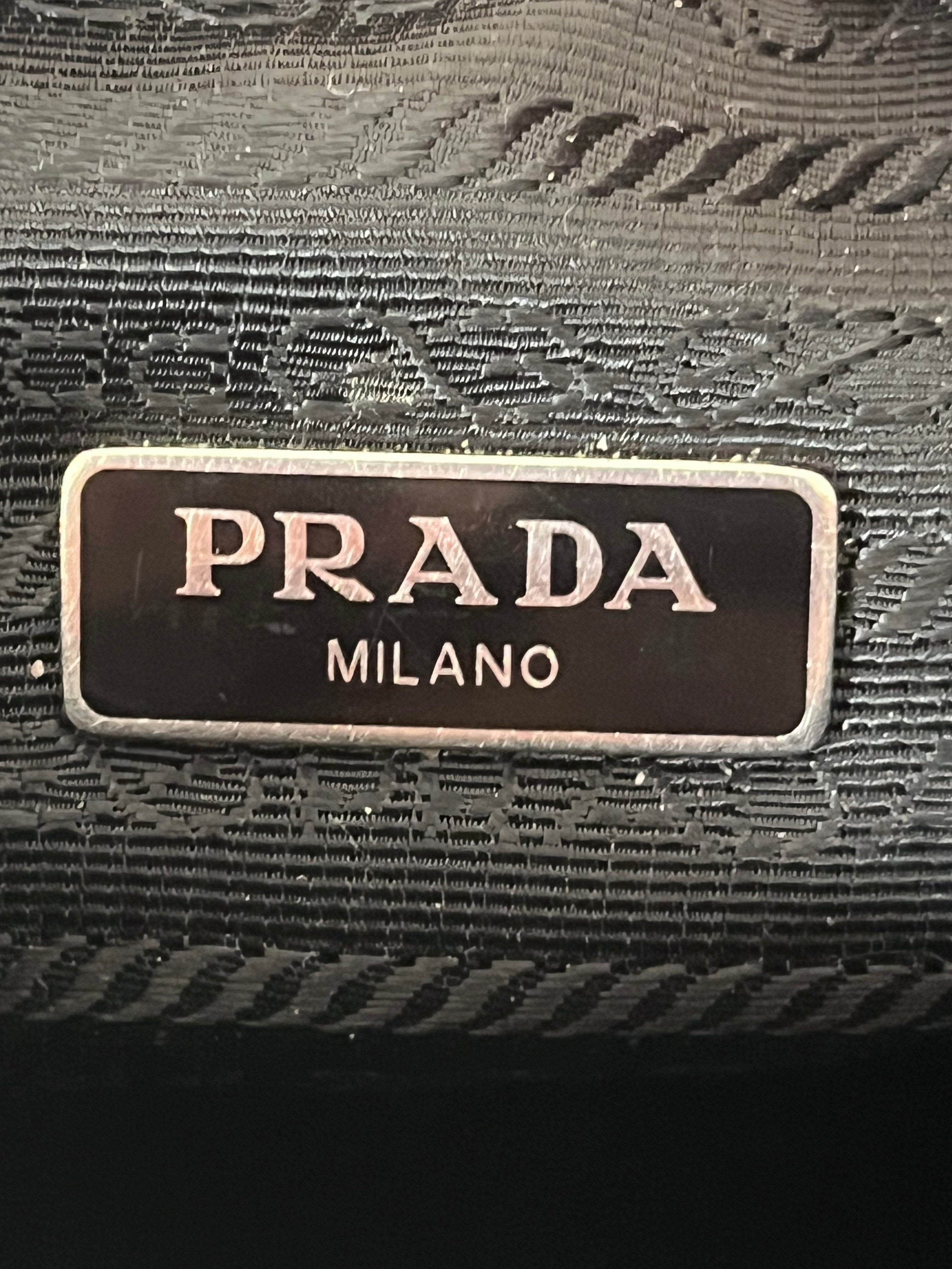 PRADA/Hand Bag/Nylon/BLK/RE-EDITION/2000/SILVER METAL view 5
