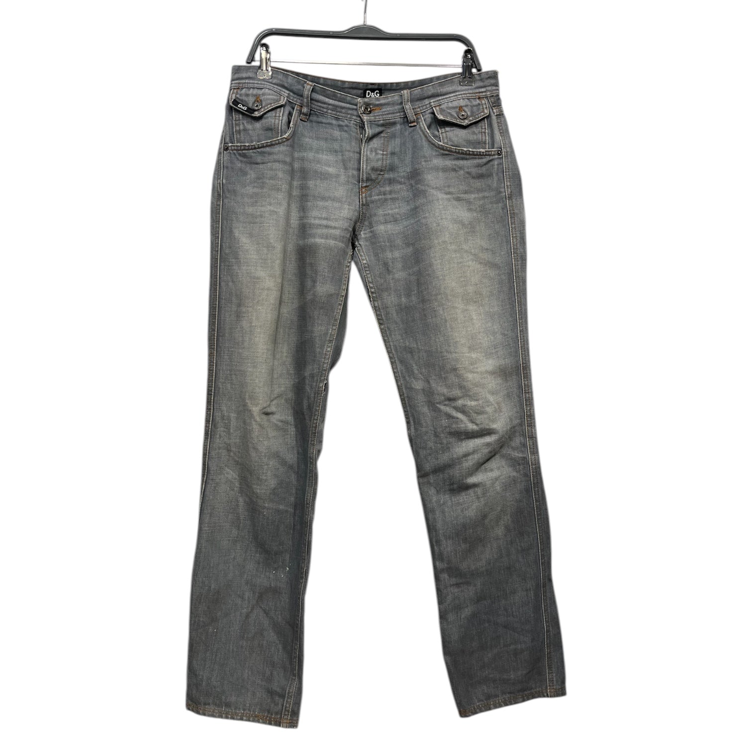 DOLCE&GABBANA/Straight Pants/33/Denim/GRY/FIT TIGHT POWER view 1