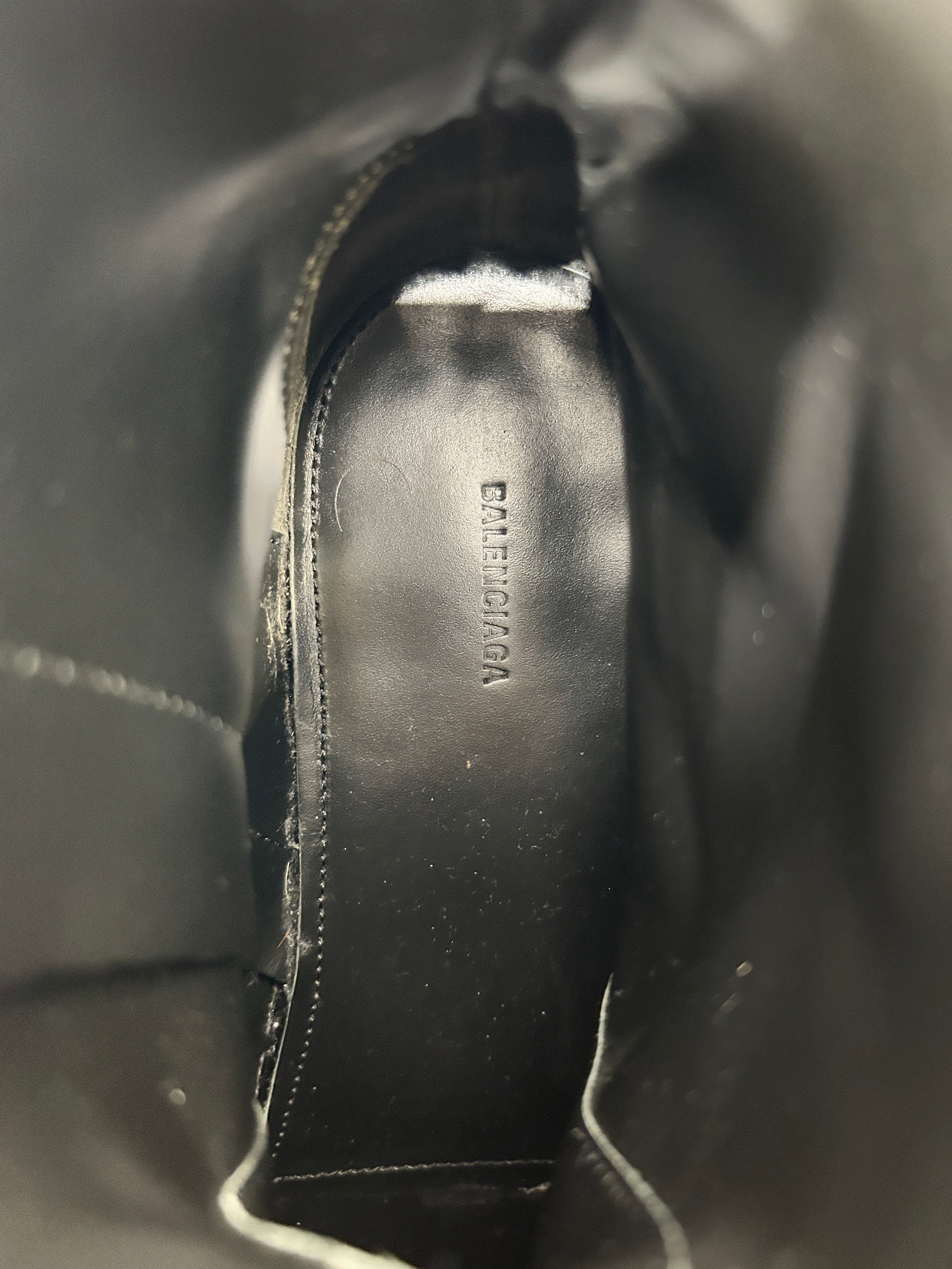 BALENCIAGA/Cowboy Boots/EU 41/Suede/BLK/ view 3