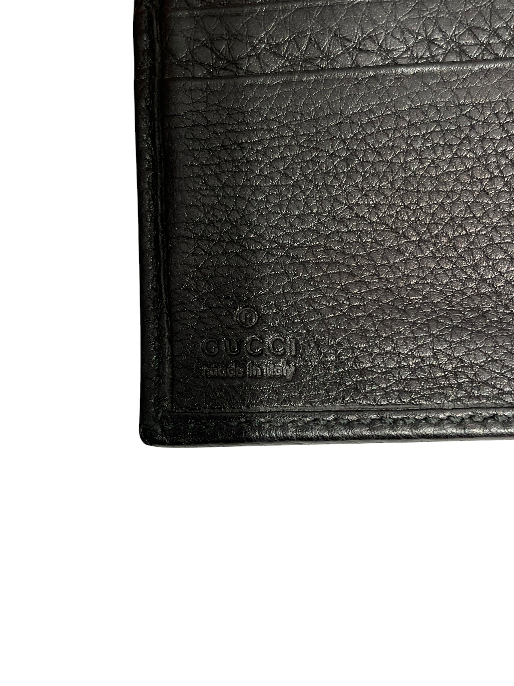 GUCCI/TOM FORD/Bifold Wallet/Leather/BLK/silver stud hardware blk bi fo view 5