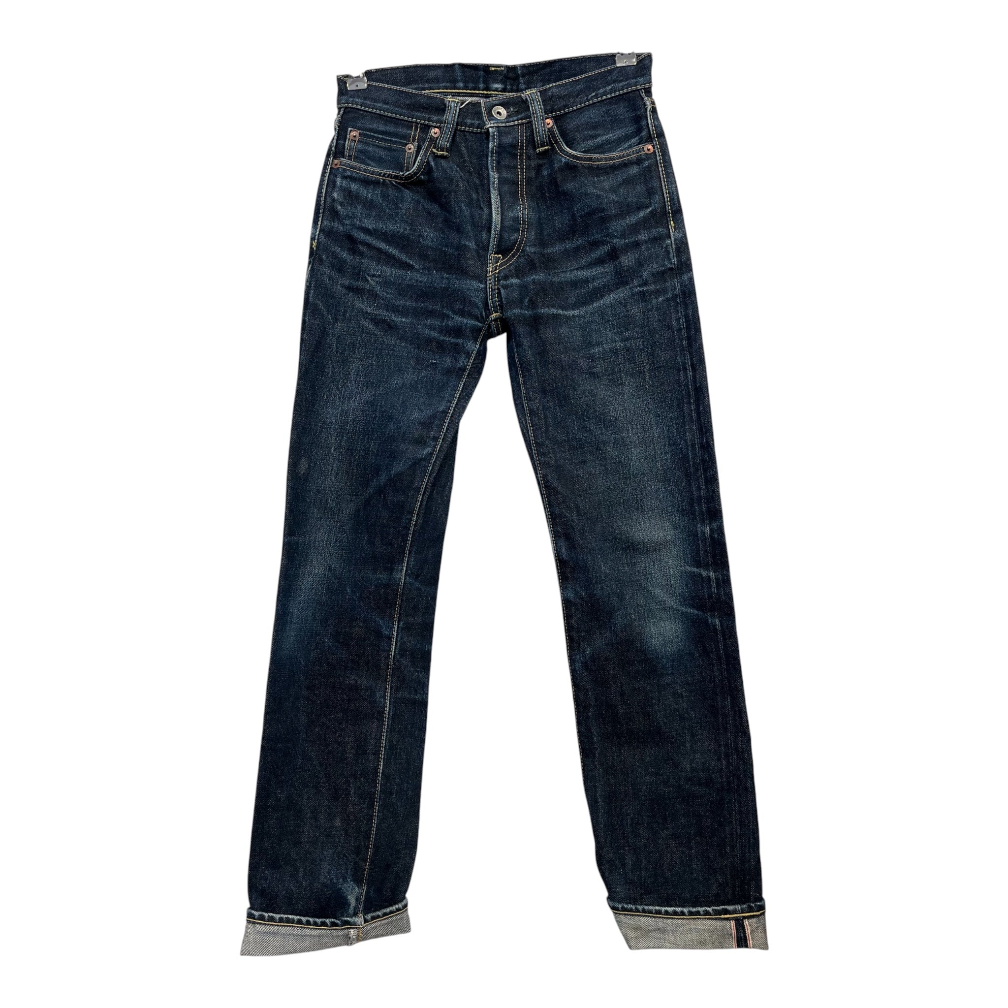 IRON HEART/Straight Pants/29/Denim/IDG/button fly/selvedge/W29 view 1