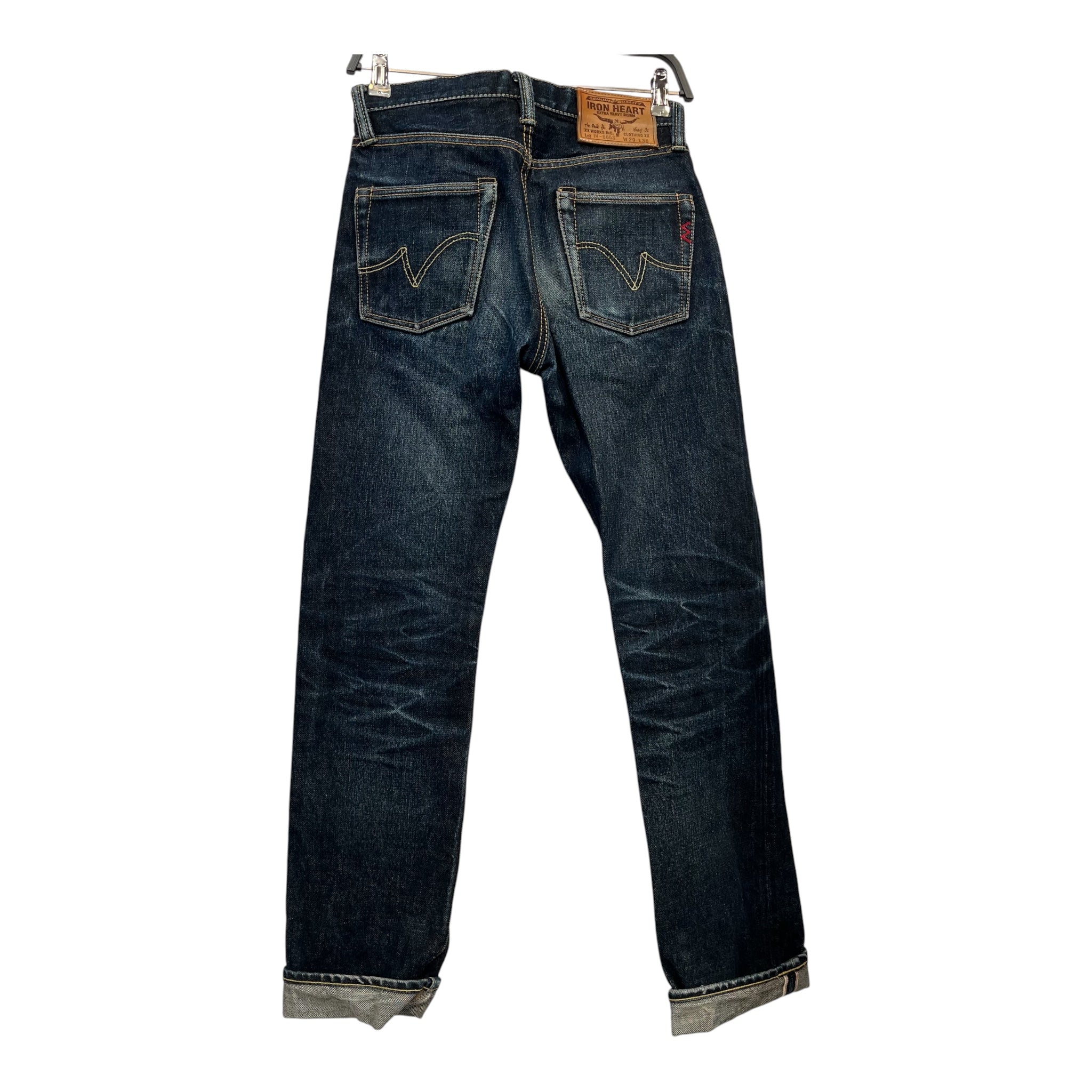 IRON HEART/Straight Pants/29/Denim/IDG/button fly/selvedge/W29 view 2