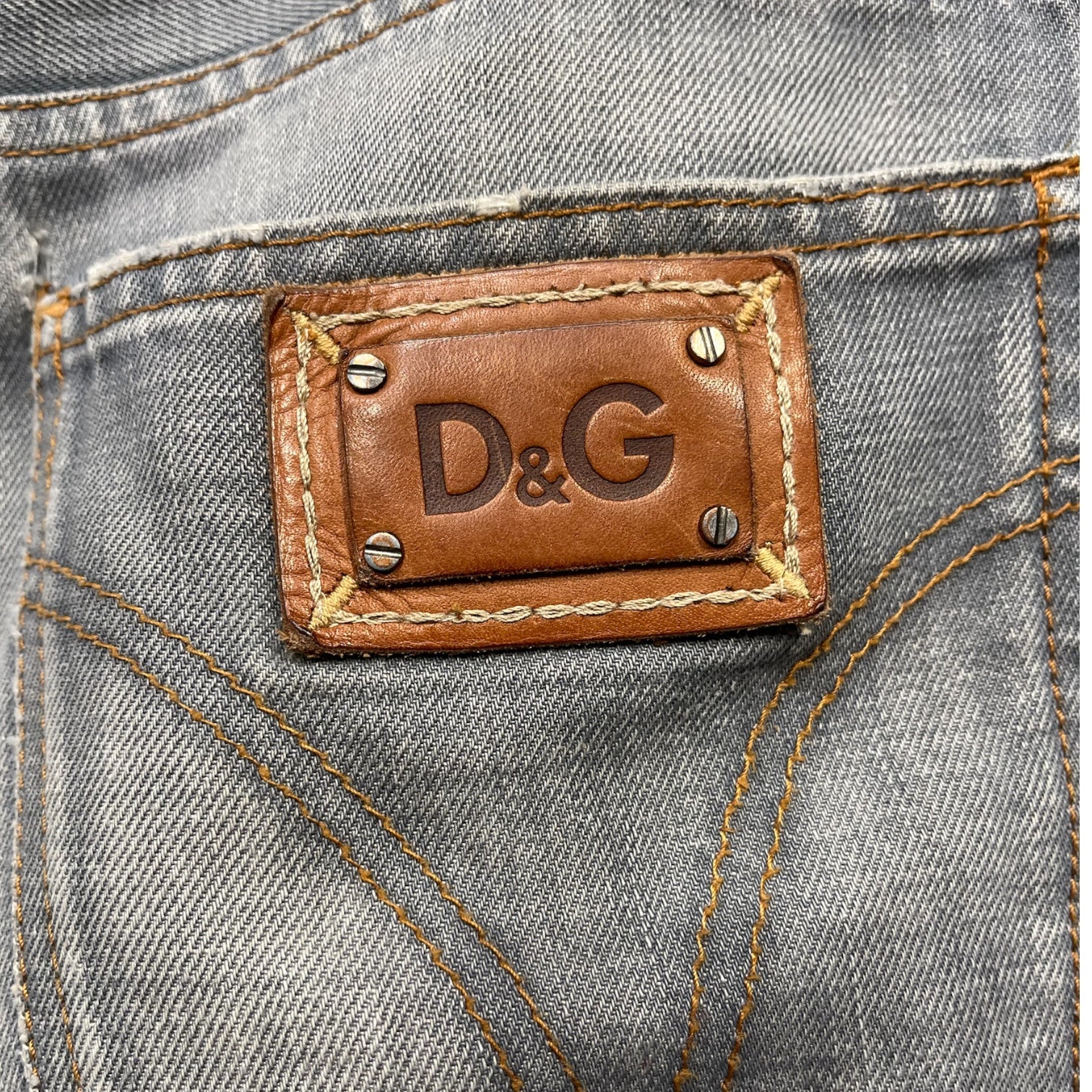 DOLCE&GABBANA/Straight Pants/33/Denim/GRY/FIT TIGHT POWER view 3