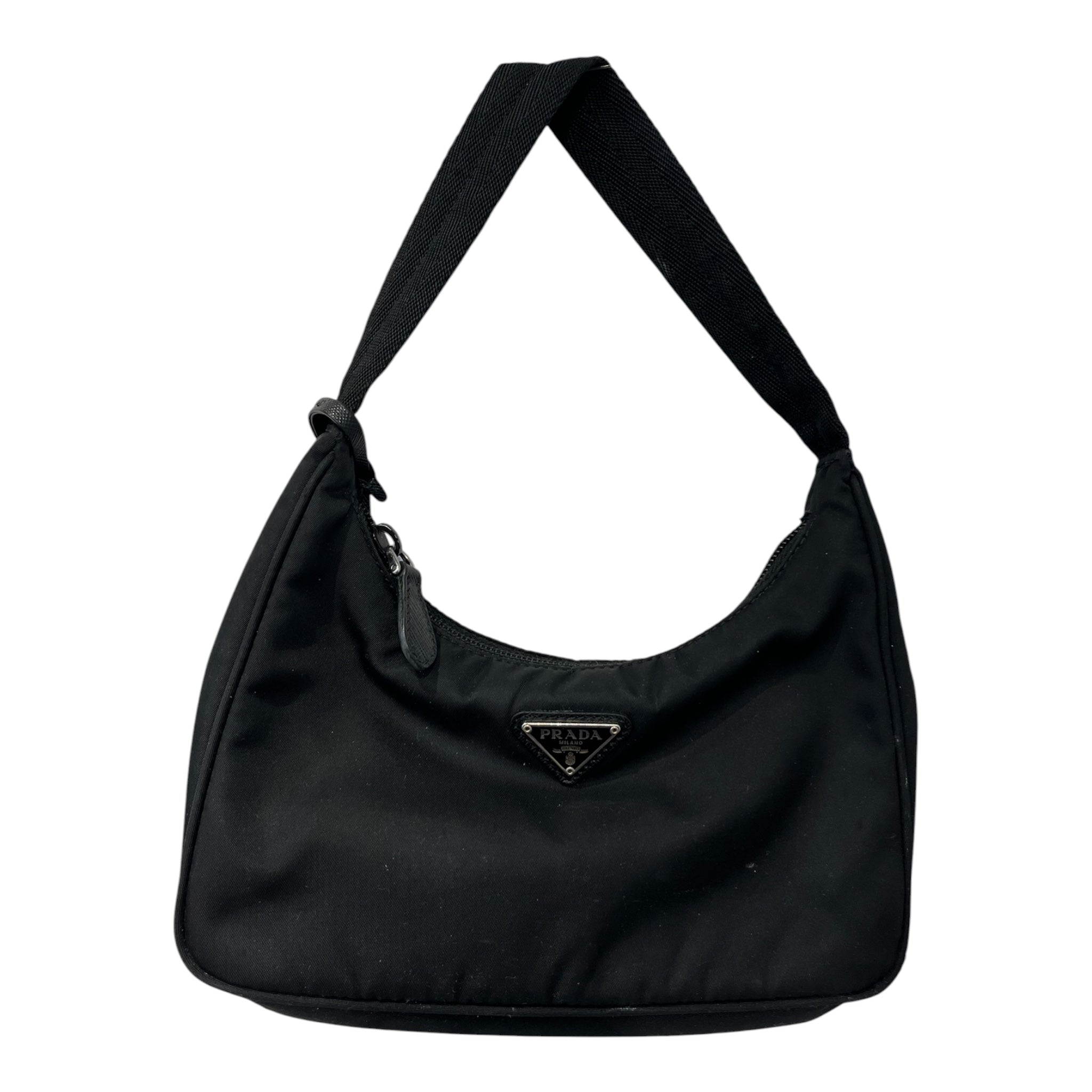 PRADA/Hand Bag/Nylon/BLK/RE-EDITION/2000/SILVER METAL view 1