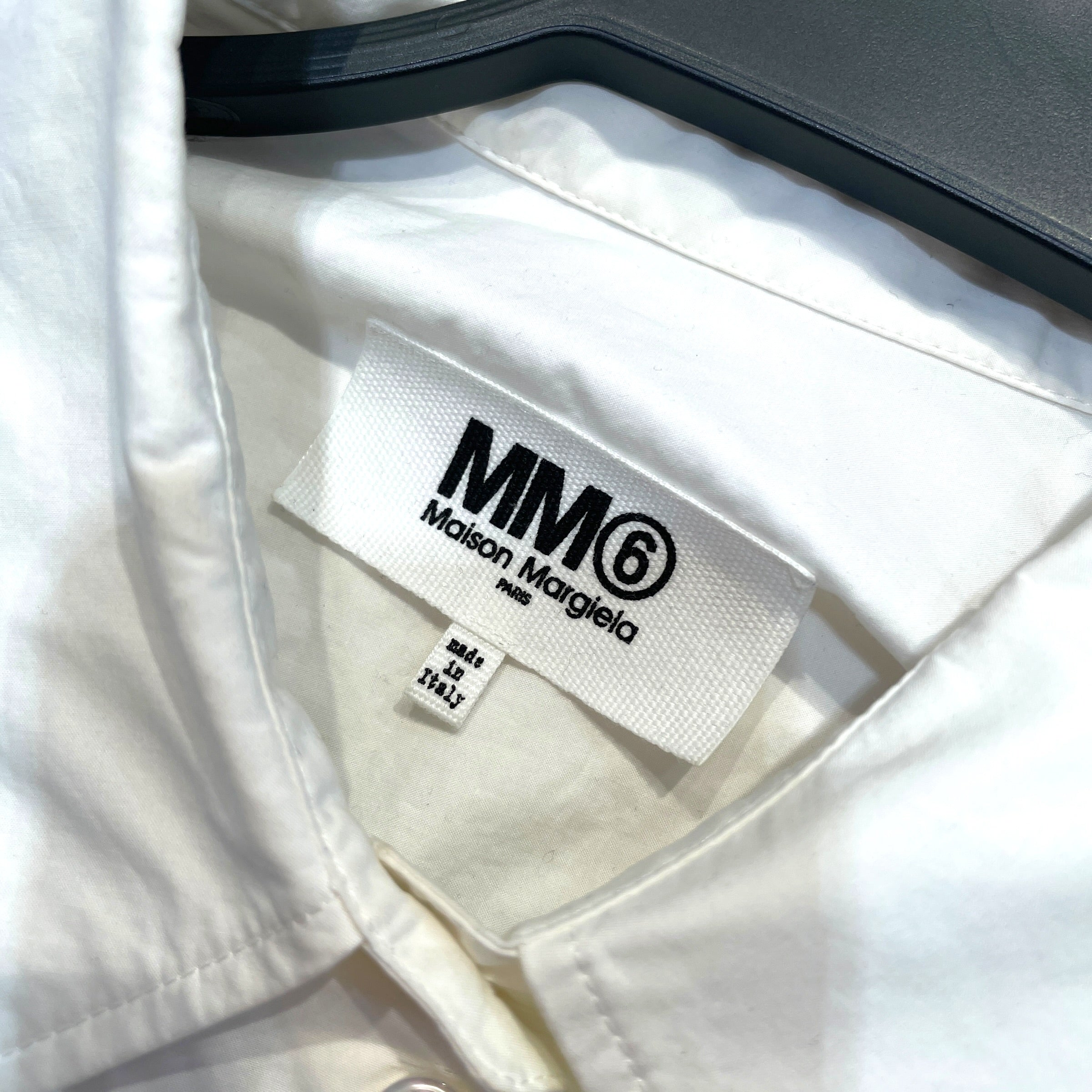 MM6/LS Shirt/M/Cotton/WHT/2022 Print LS view 6