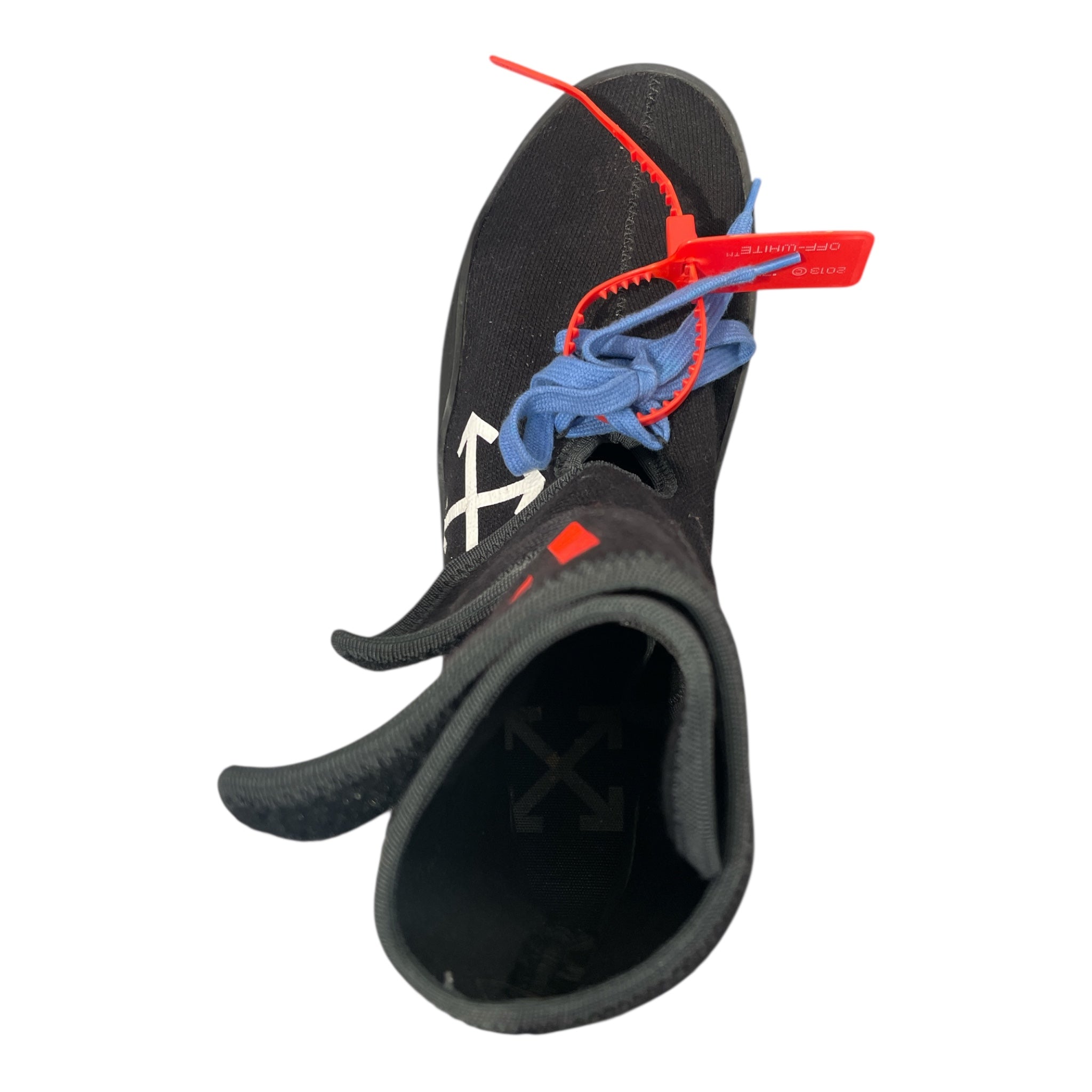 OFF-WHITE/Hi-Sneakers/EU 42/Cotton/BLK/ view 3