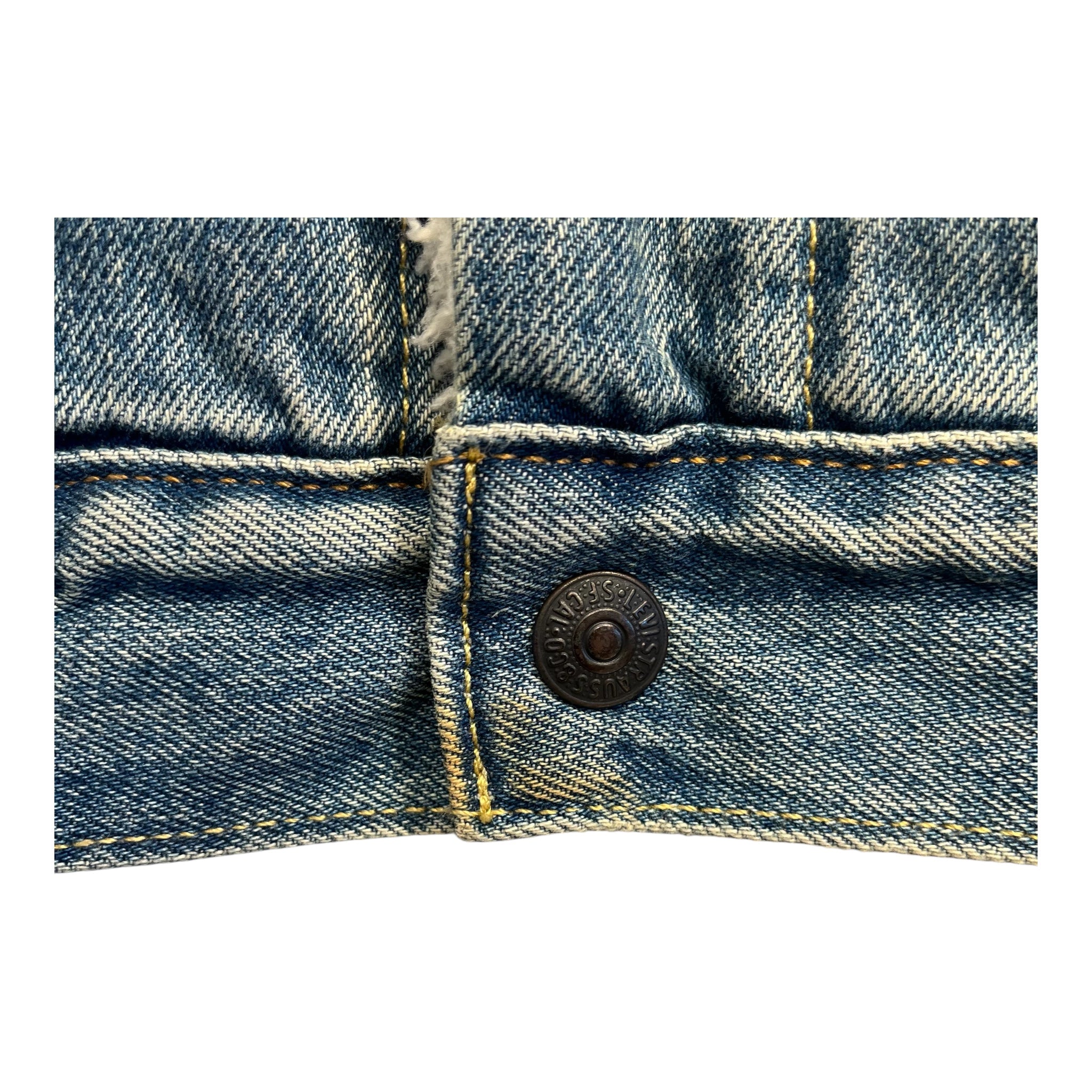 Levi's/Denim Jkt/S/Denim/IDG/sherpa lined denim jacket view 5