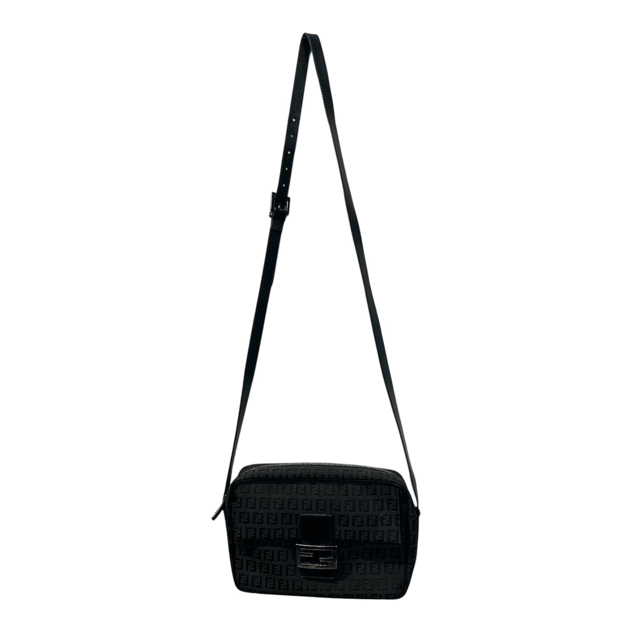 FENDI/Cross Body Bag/Monogram/Cotton/BLK/ZUCCHINO CANVAS CROSSBODY view 1