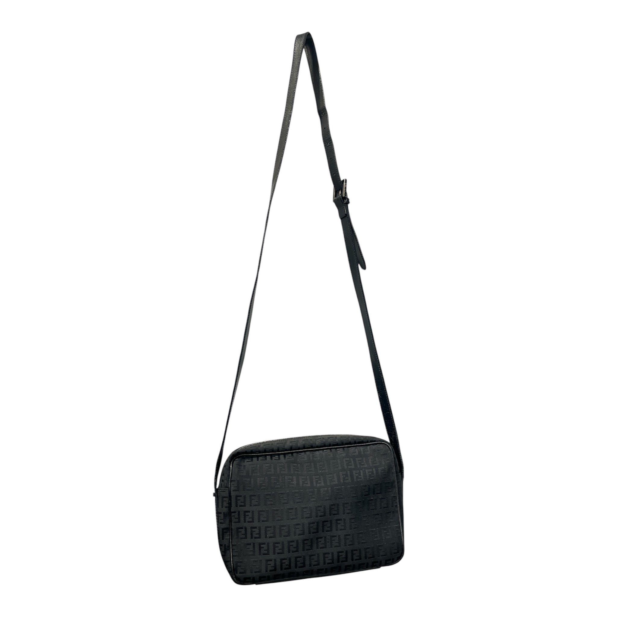 FENDI/Cross Body Bag/Monogram/Cotton/BLK/ZUCCHINO CANVAS CROSSBODY view 2