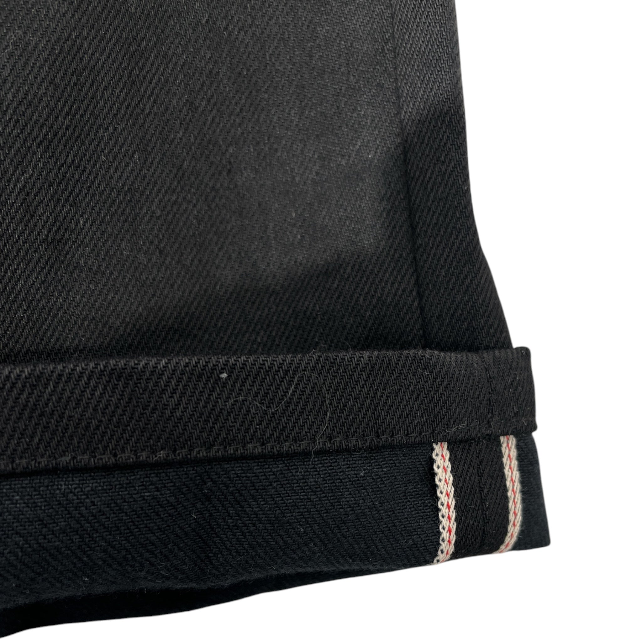K-TWO STUDIOS/Straight Pants/M/Cotton/BLK/selvedge jet black pants view 7
