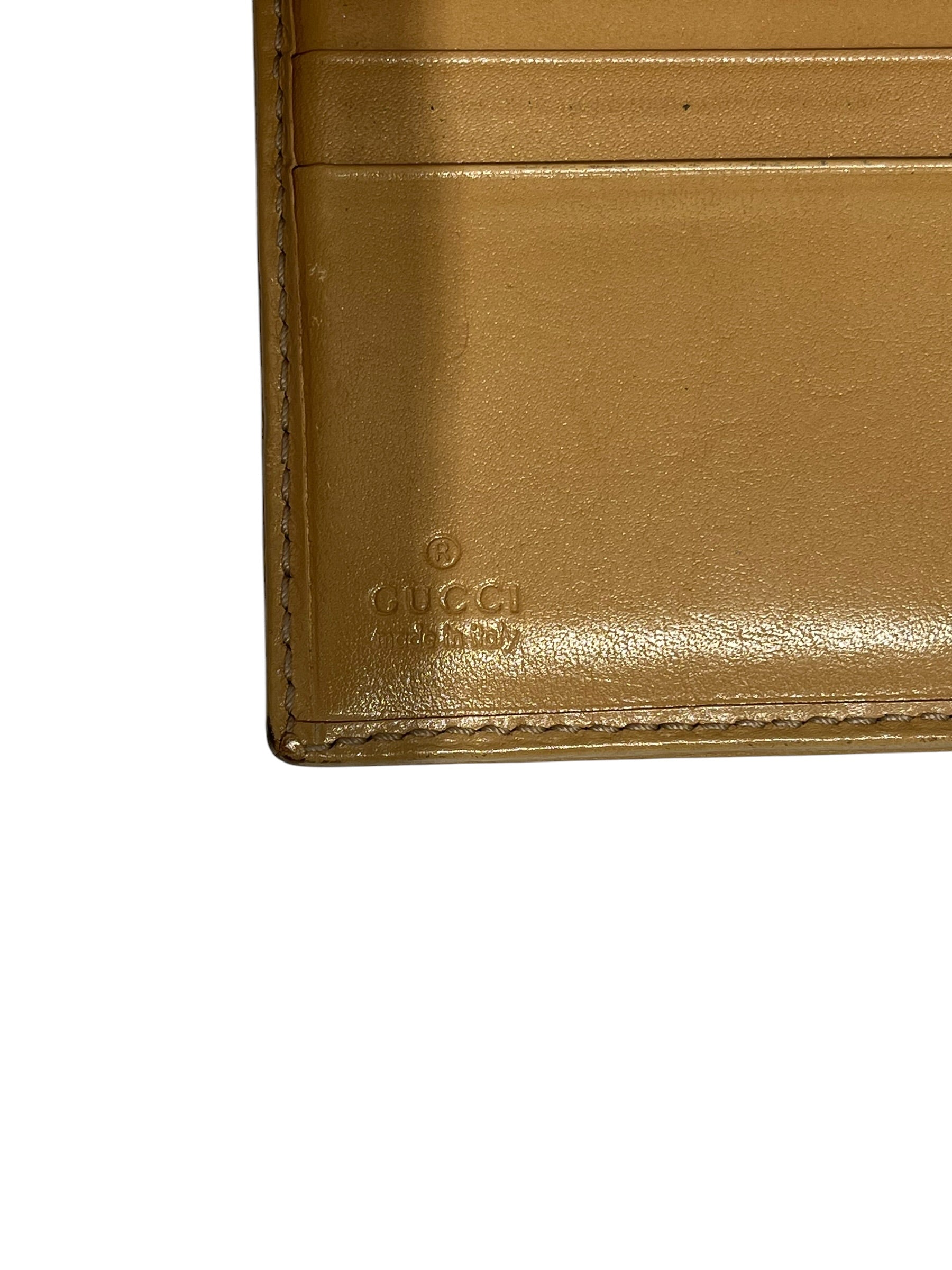 GUCCI/Bifold Wallet/Monogram/Cotton/BEG/HORSEBIT TASSLE 233053 2184 view 5