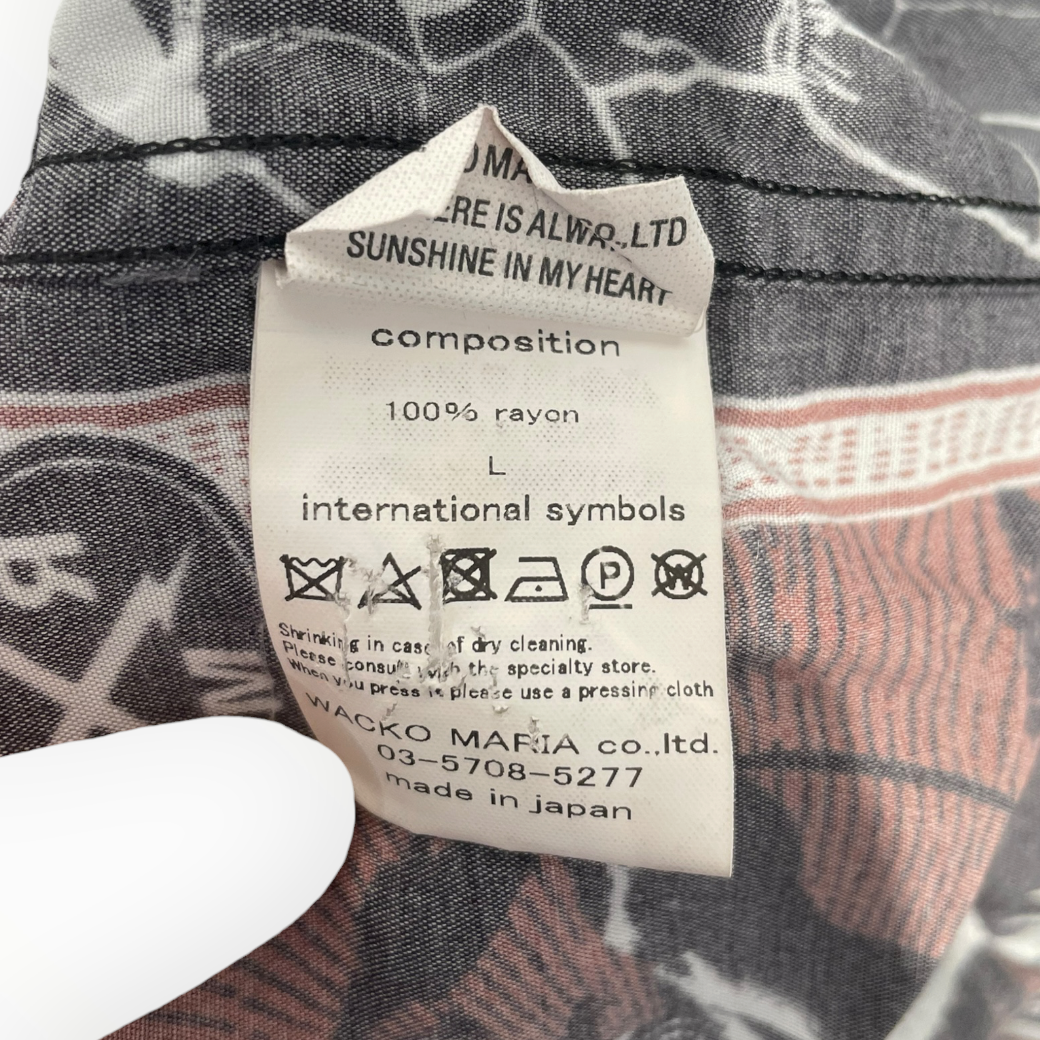WACKO MARIA/SS Shirt/L/Rayon/MLT/All Over Print/RAGE AGAINST THE MACHINE view 4
