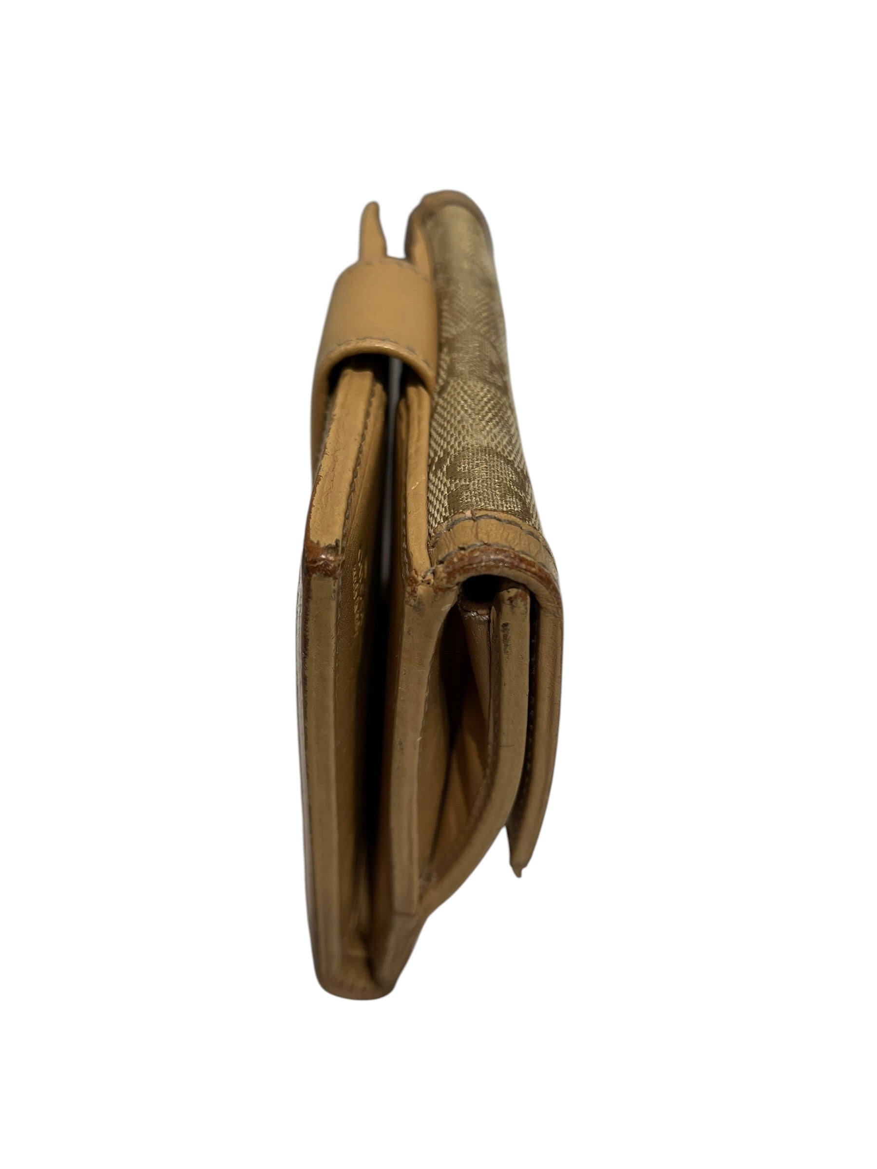GUCCI/Bifold Wallet/Monogram/Cotton/BEG/HORSEBIT TASSLE 233053 2184 view 7