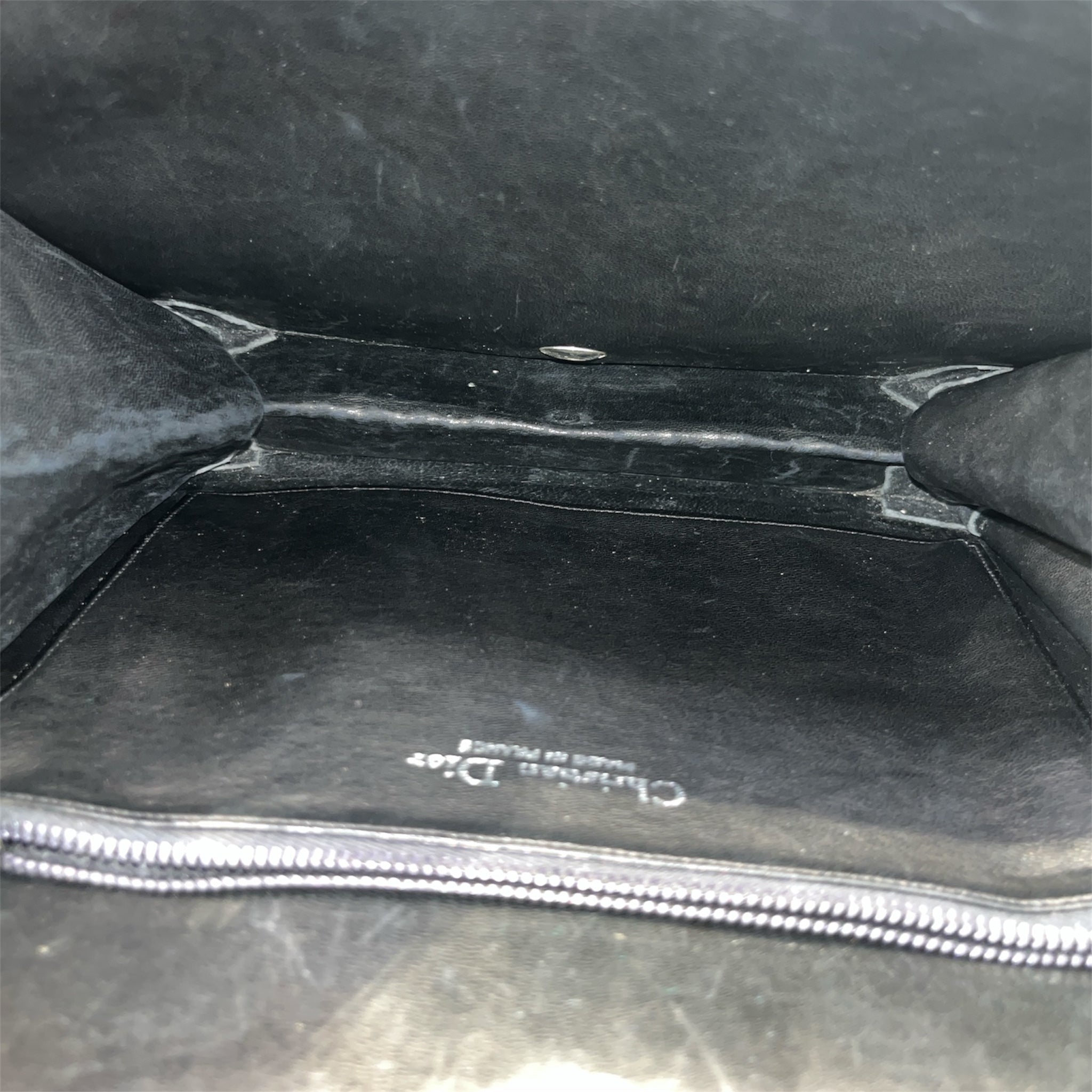 Christian Dior/Hand Bag/GRY/OSTRICH SHOUDLER BAG view 4