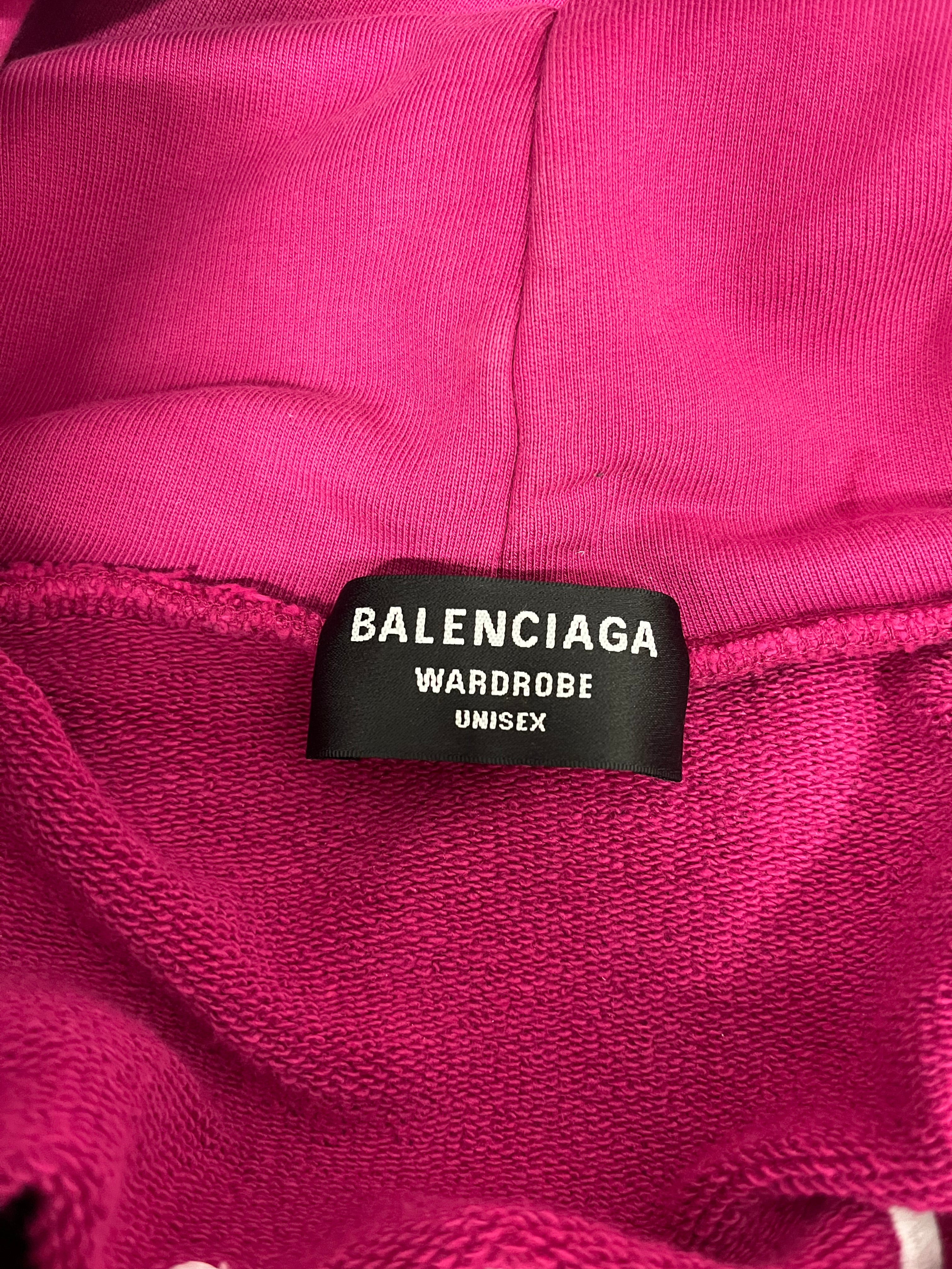 BALENCIAGA/Sweatshirt/M/Cotton/PNK/Oversize/CAMPAIGN LOGO HOODIE view 3