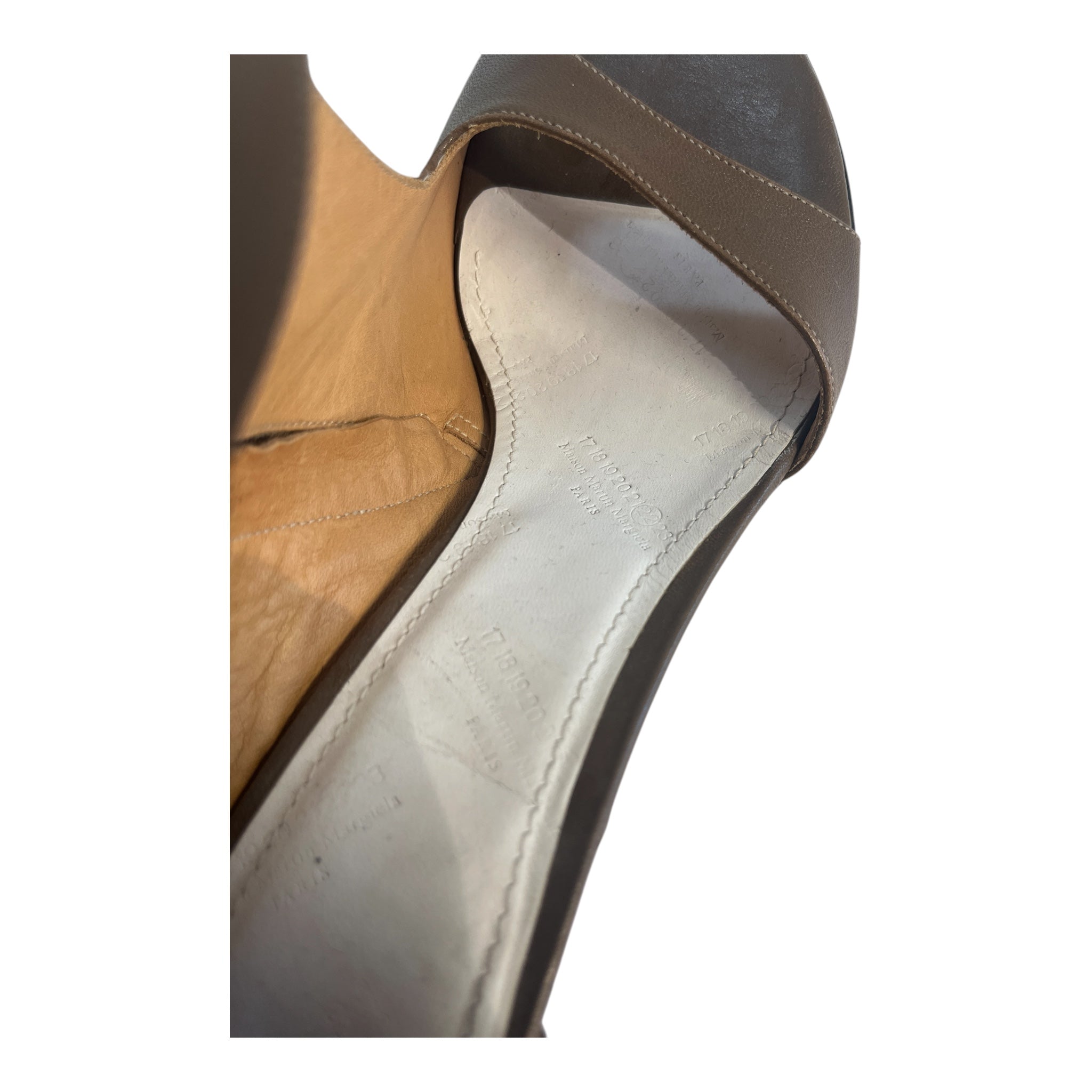 Maison Margiela/Heels/EU 35.5/Leather/CML/CUT OUT view 3