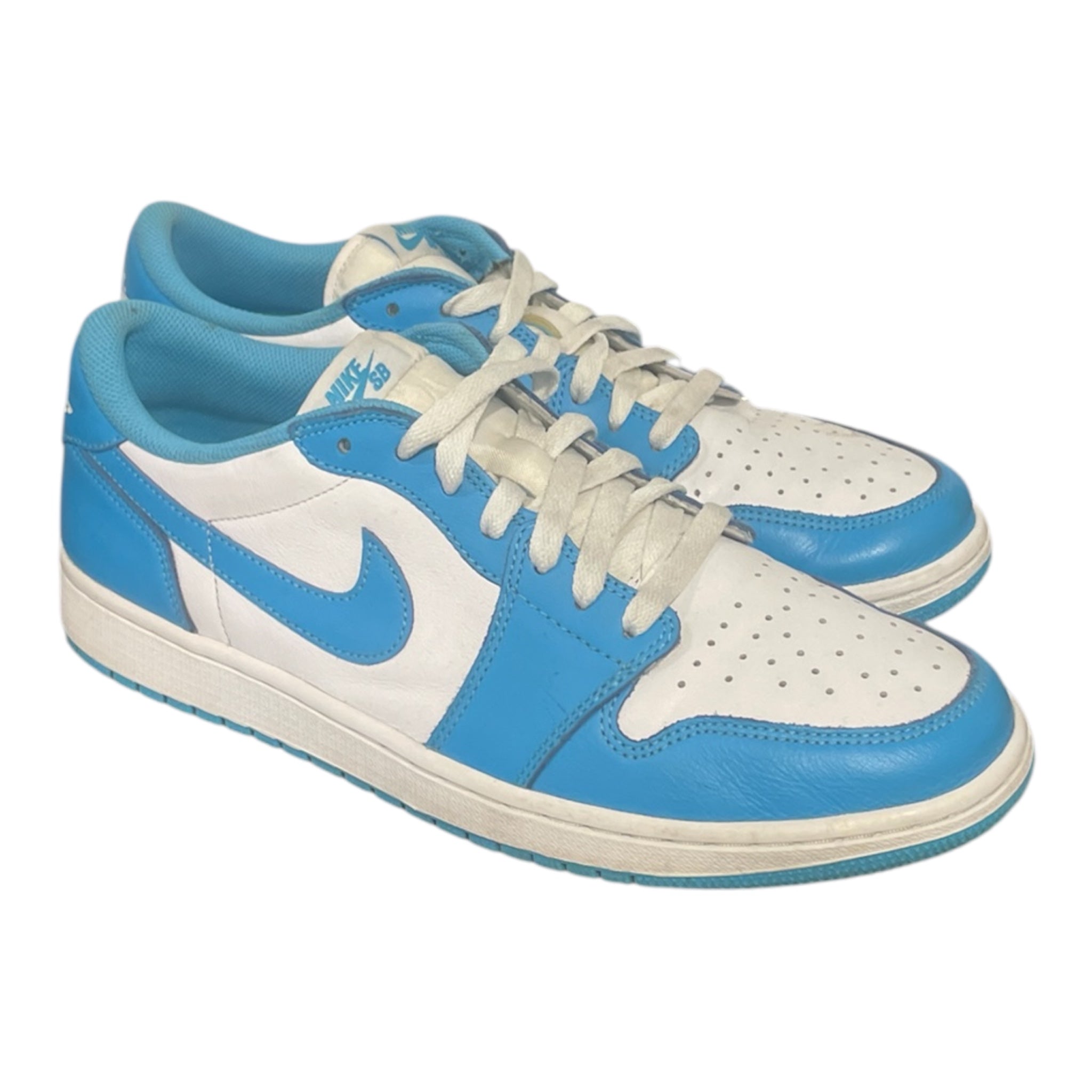 NIKE/SB AIR JORDAN 1 LOW QS/Low-Sneakers/US 11/Leather/BLU/CJ7891-401 view 1