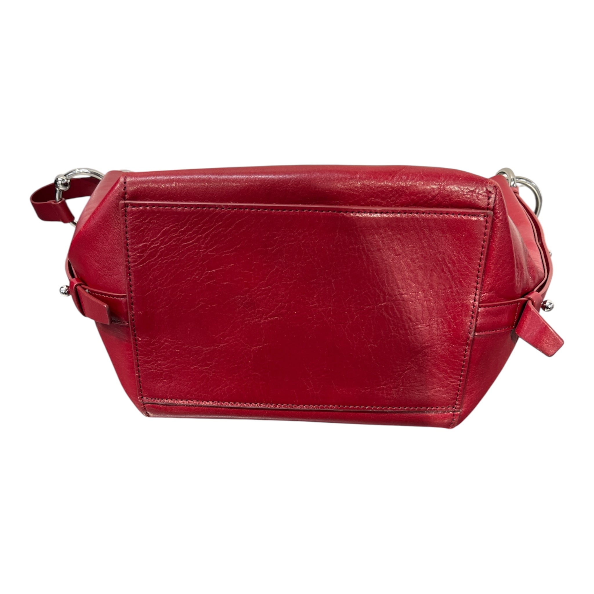 REBECCA MINKOFF/Hand Bag/Leather/RED/Silver Studded Dual Strap view 3