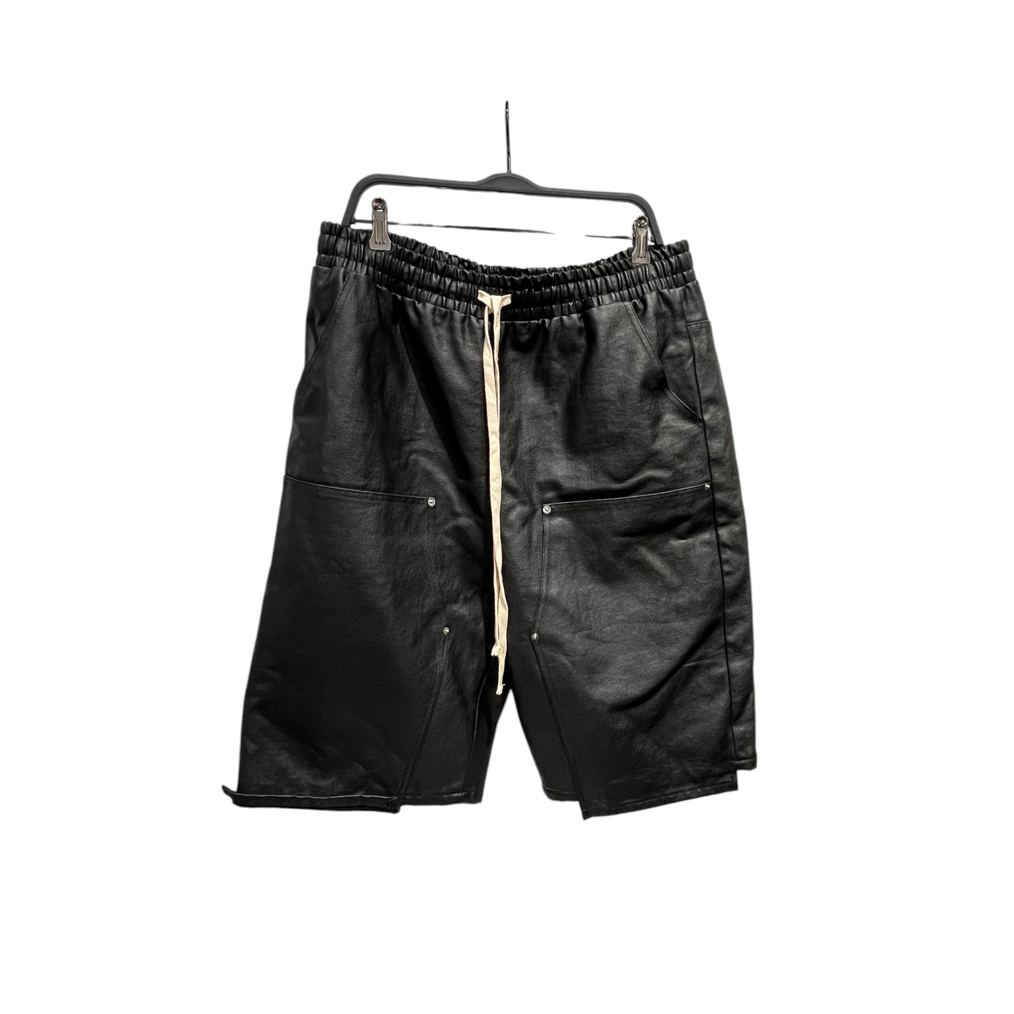 MATIERES/Shorts/XL/Leather/BLK/ view 1