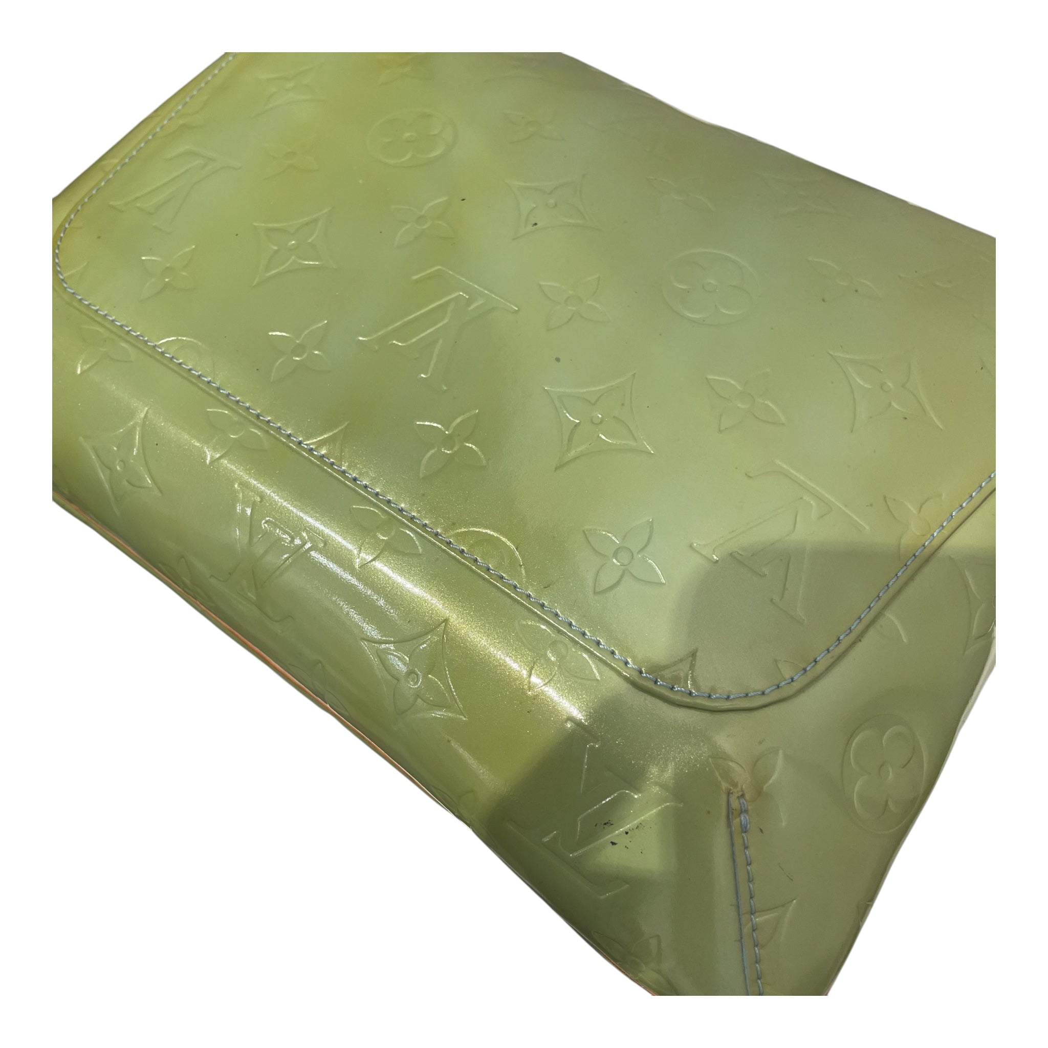 LOUIS VUITTON/Hand Bag/Monogram/Leather/GRN/VERNIS THOMPSON STREET BAG view 6