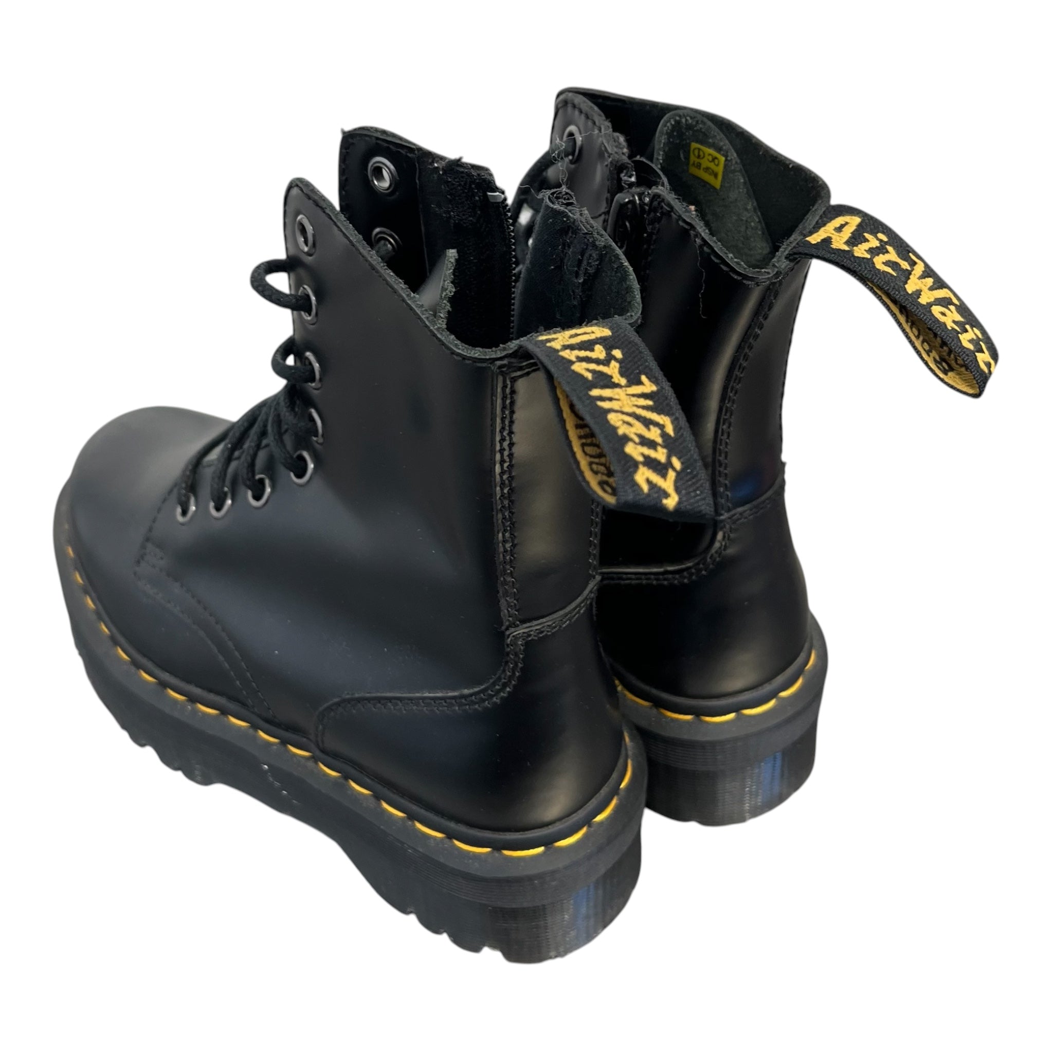 Dr.Martens/Lace Up Boots/US 6/Leather/BLK/Platform Jaden view 2