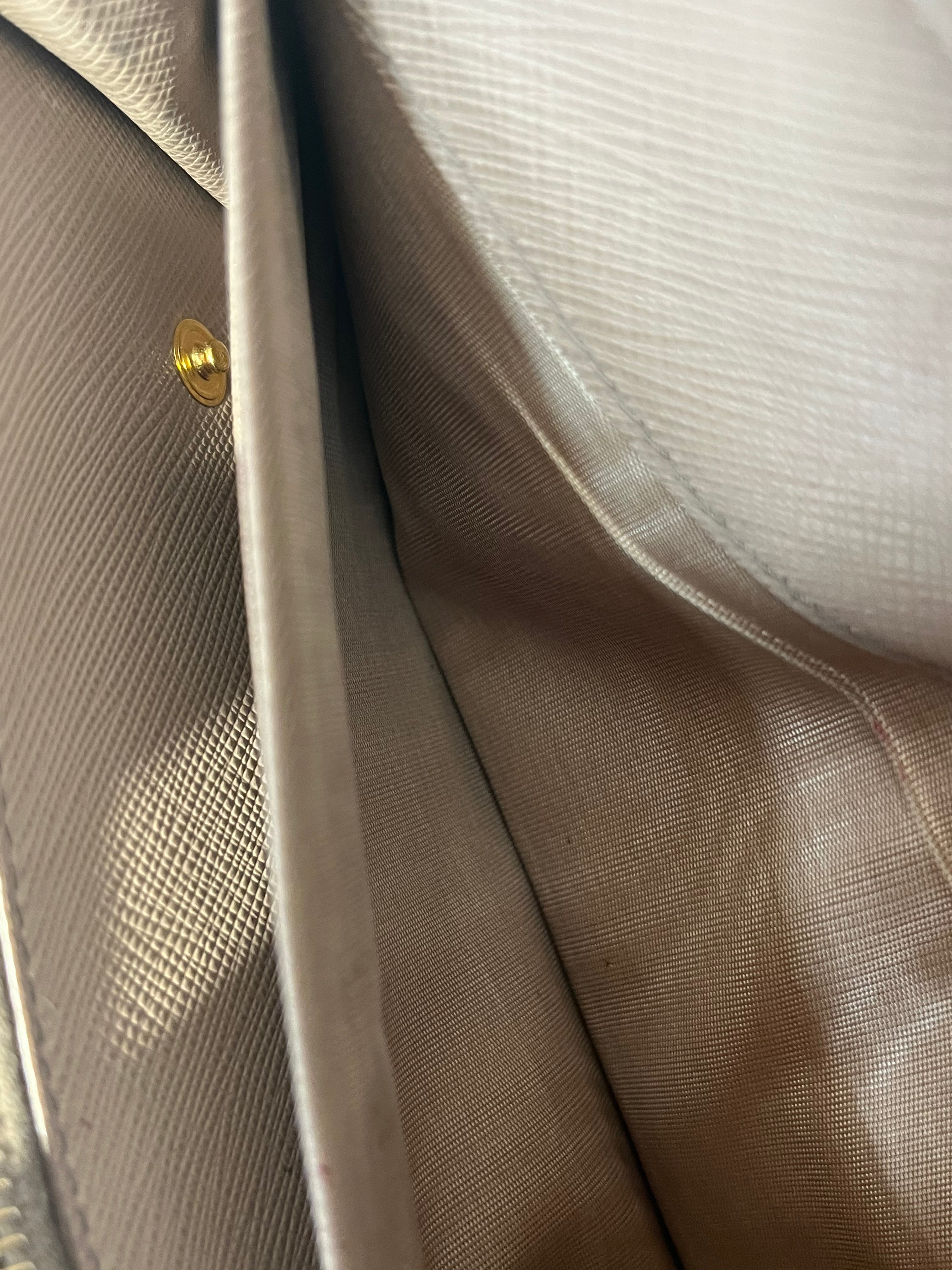 PRADA/Long Wallet/Leather/BRW/L's/GOLD HARDWARE view 5