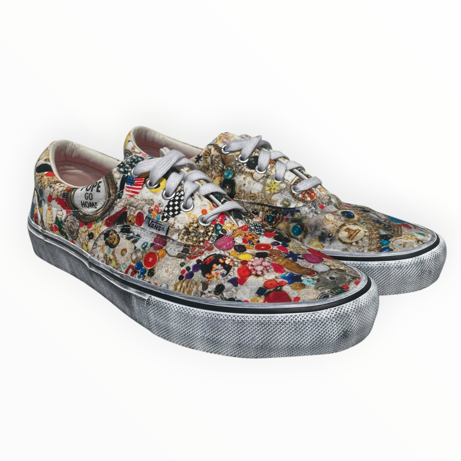 VANS/Supreme/Low-Sneakers/US 12/All Over Print/Cotton/MLT/SUPREME X MIKE KELLY VANS view 1