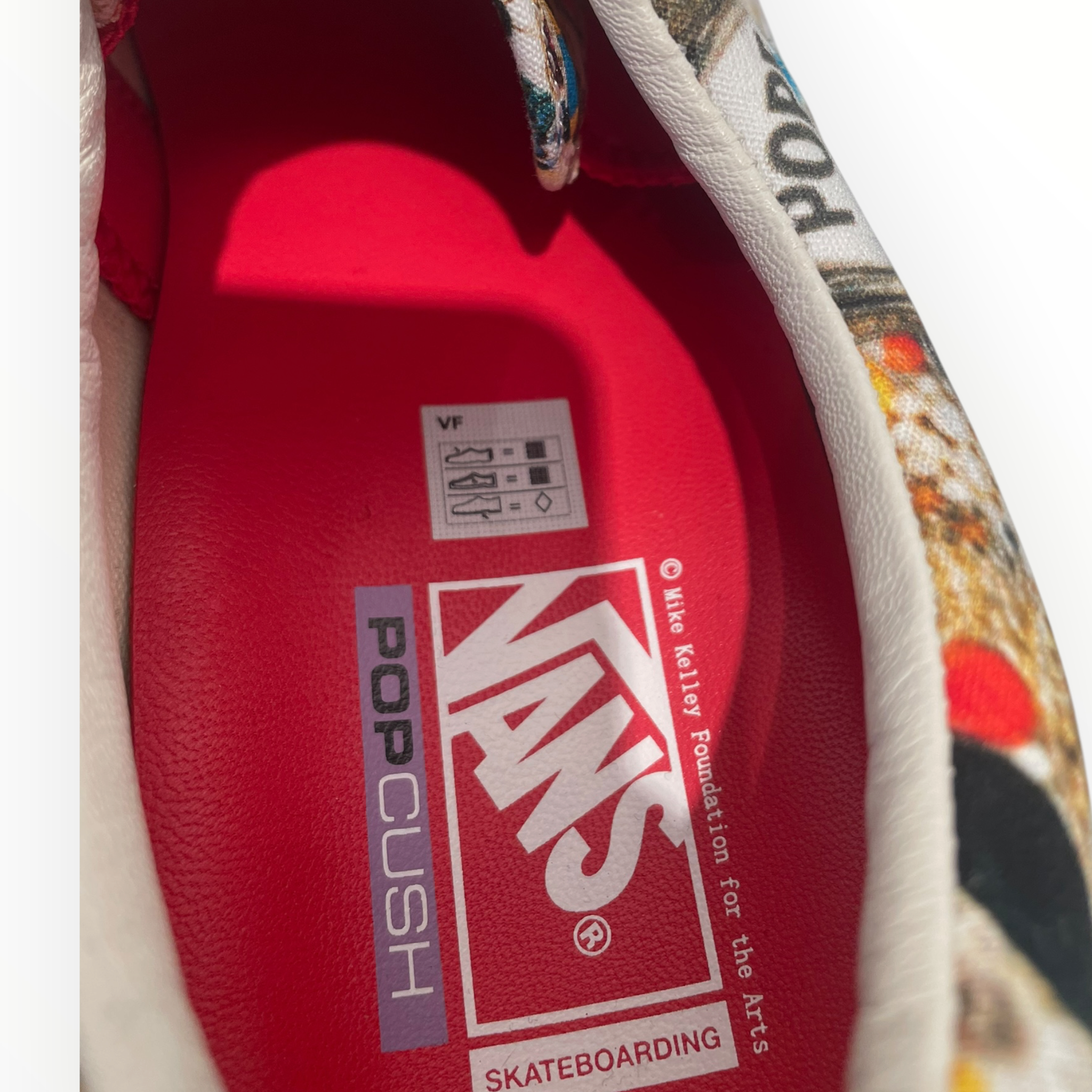 VANS/Supreme/Low-Sneakers/US 12/All Over Print/Cotton/MLT/SUPREME X MIKE KELLY VANS view 3