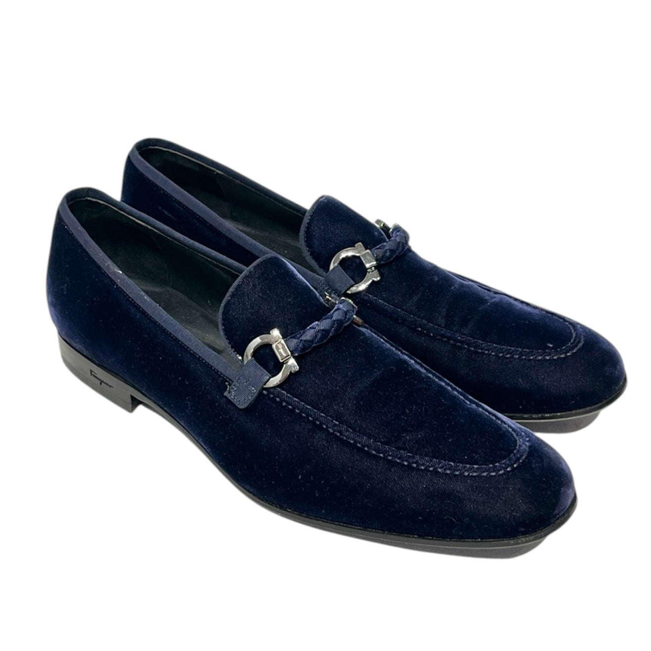 Salvatore Ferragamo/Loafers/US 10/Suede/NVY/34LC 43017 view 1