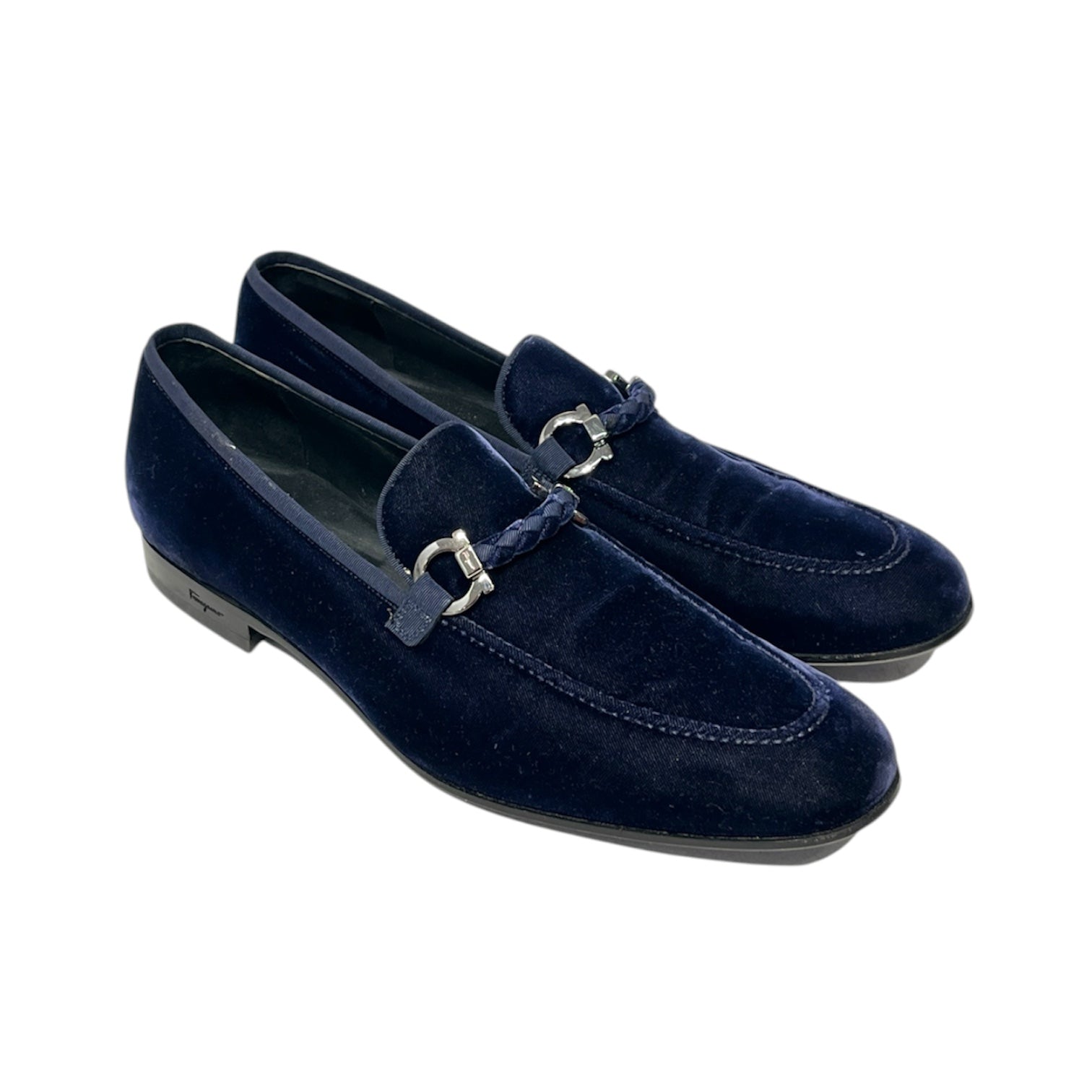 Salvatore Ferragamo/Loafers/US 10/Suede/NVY/34LC 43017 view 1