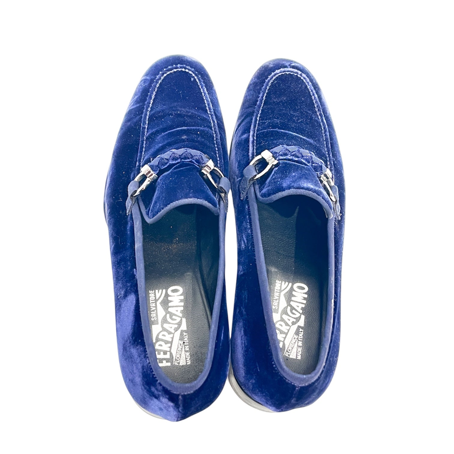 Salvatore Ferragamo/Loafers/US 10/Suede/NVY/34LC 43017 view 3
