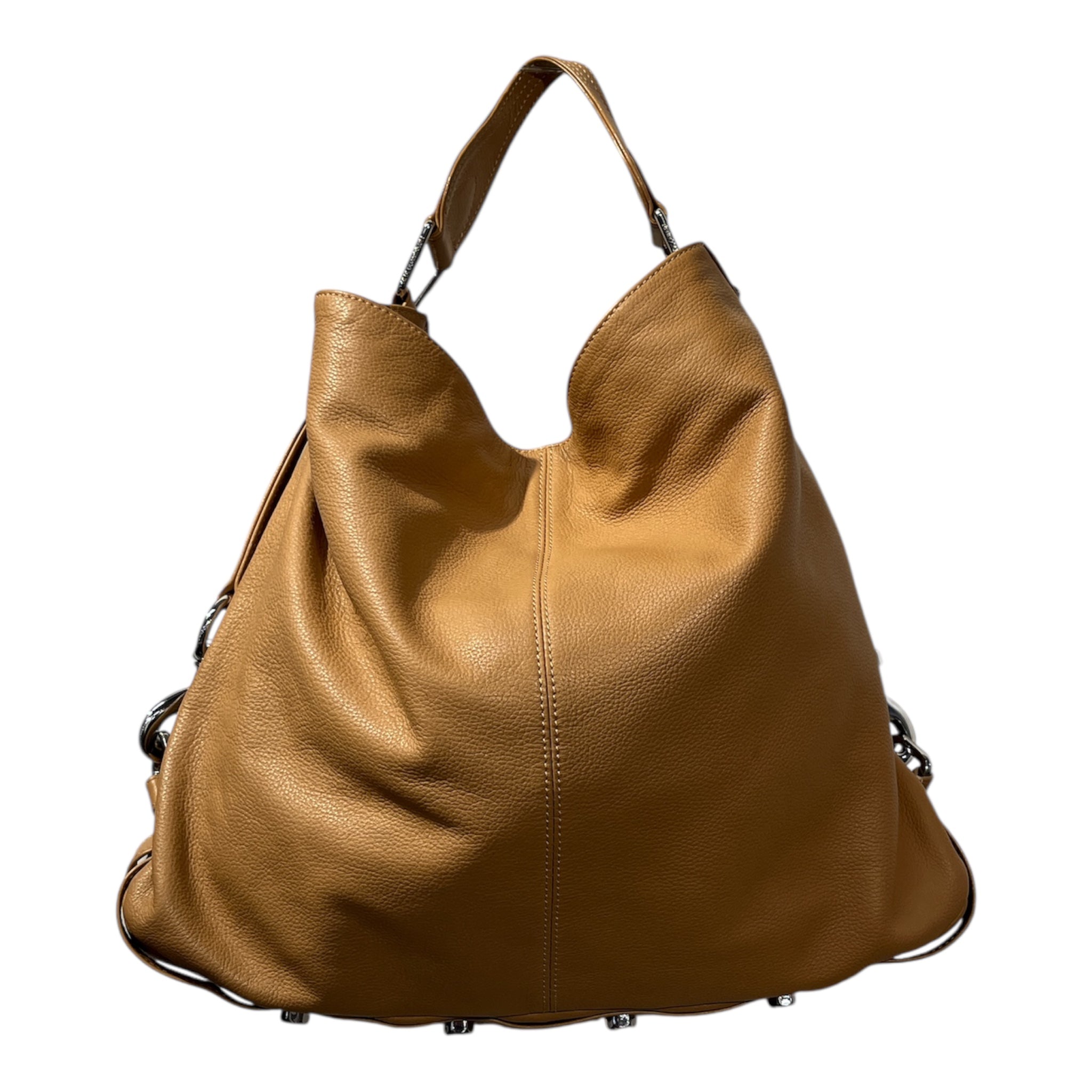 REBECCA MINKOFF/Hand Bag/M/Leather/BEG/ view 1