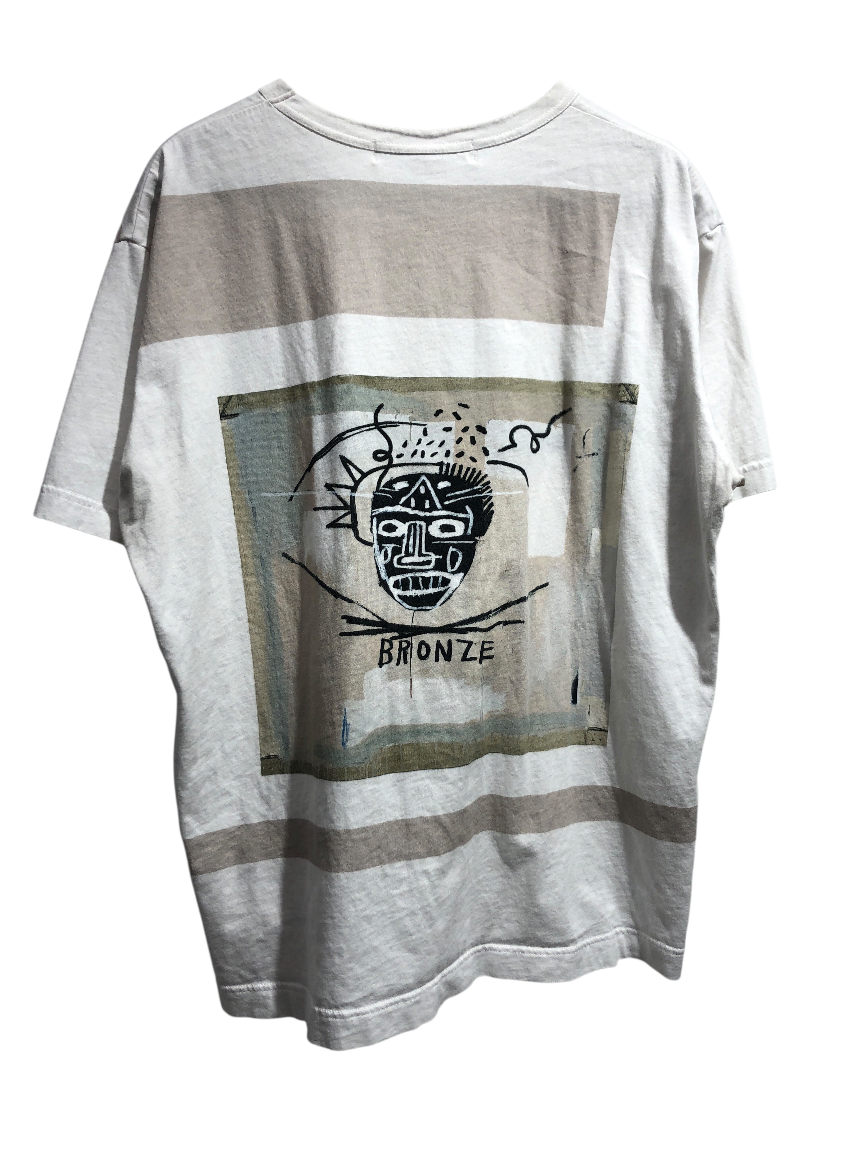 COMME des GARCONS SHIRT/T-Shirt/L/Cotton/WHT/Graphic/JEAN-MICHEL BASQUIAT W26105 view 5