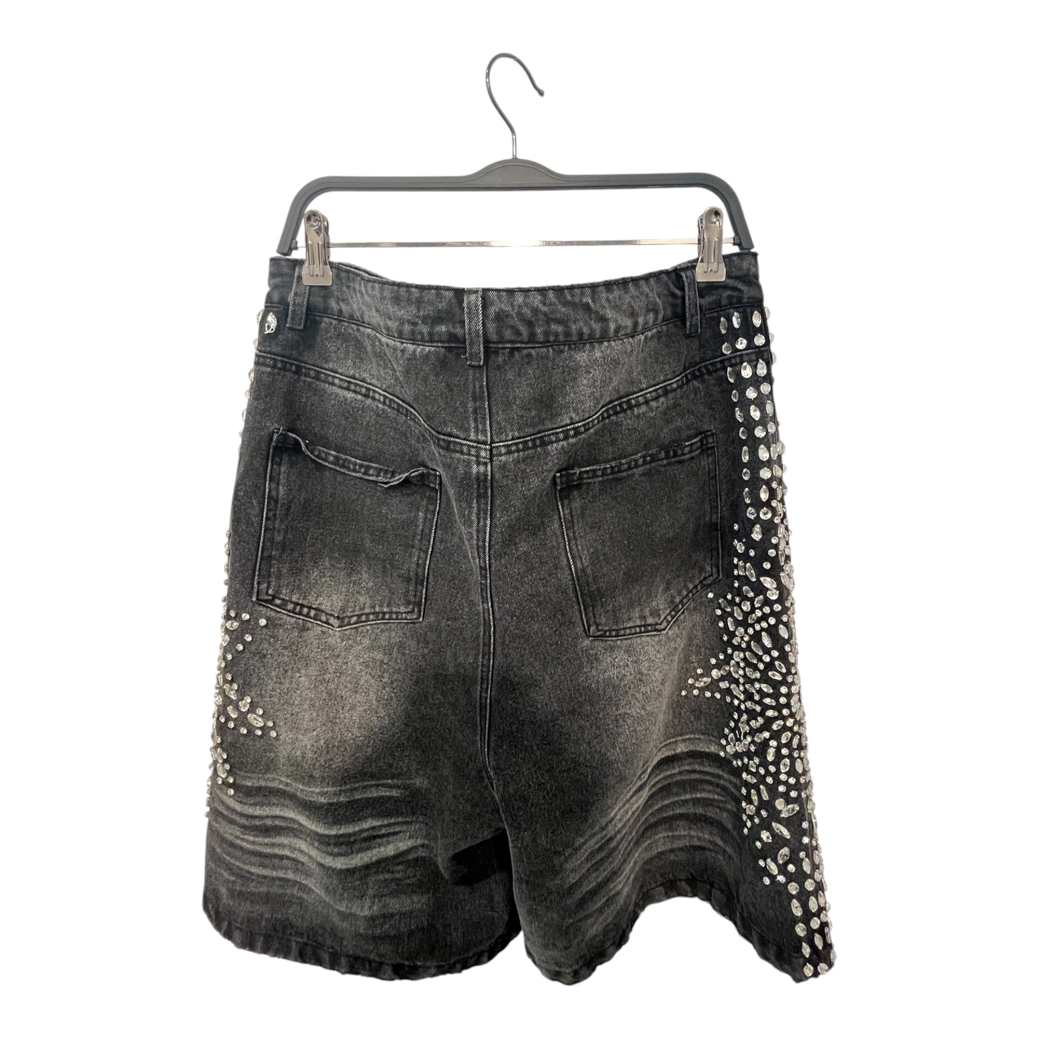 Vale/Shorts/30/Denim/BLK/RHINSTONE view 2