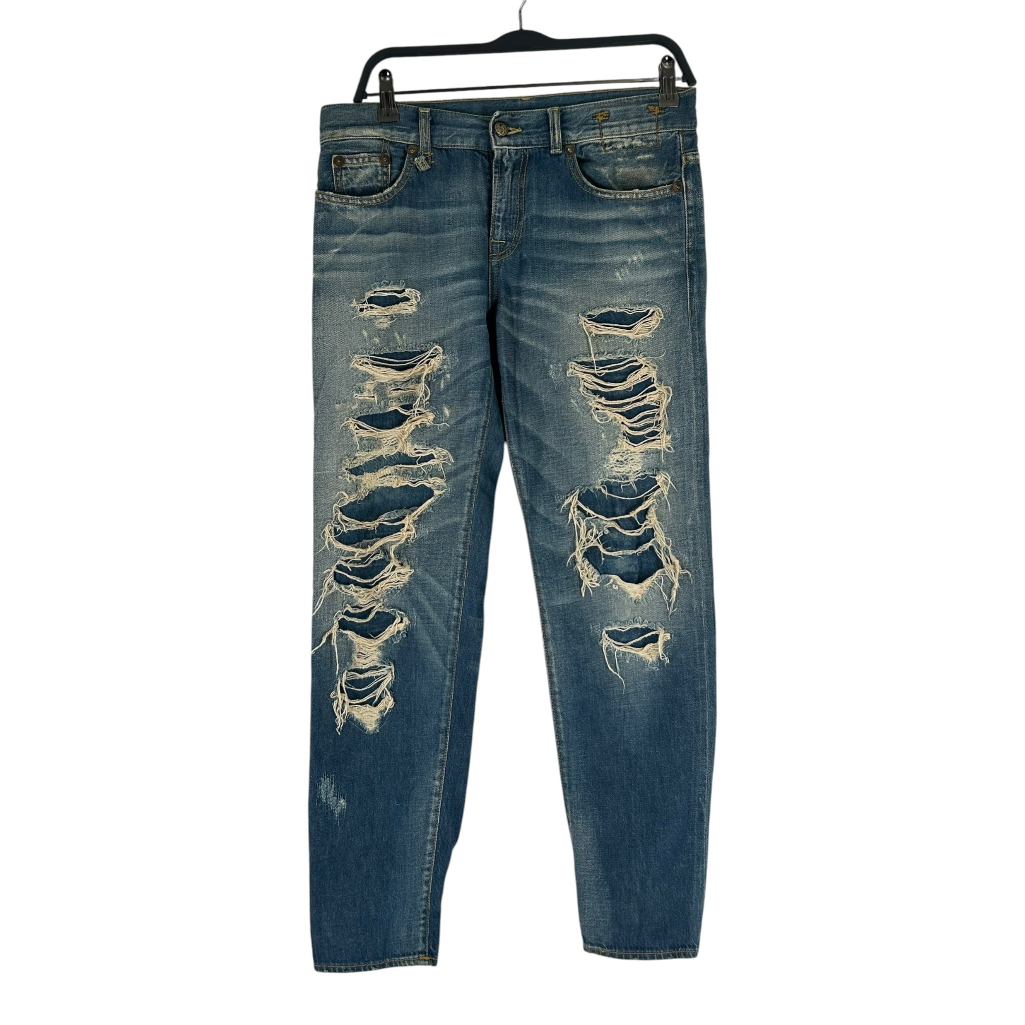 R13/Skinny Pants/29/Denim/BLU/DISTRESSED view 1