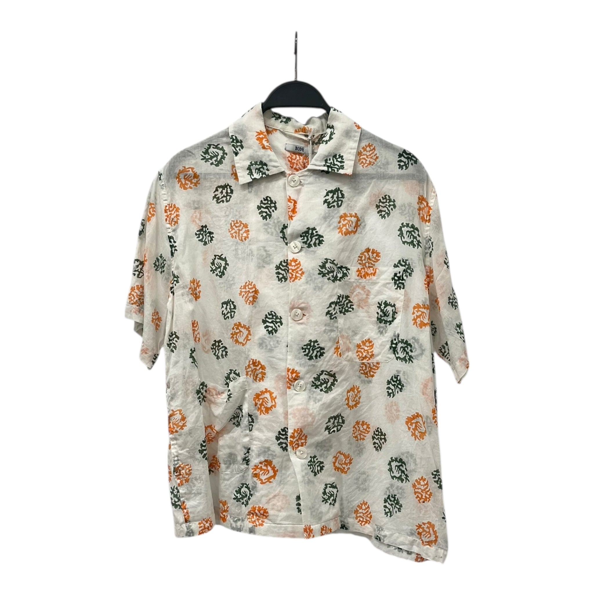BODE/SS Shirt/S/Cotton/WHT/All Over Print/Printed Short Sleeve Shirt view 1