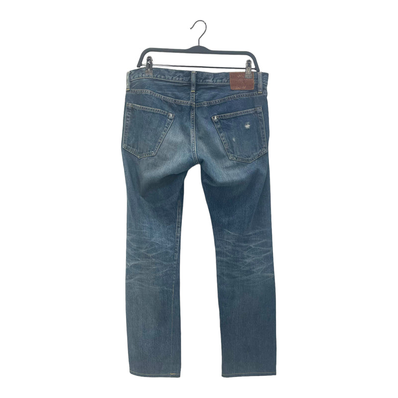 HYSTERIC GLAMOUR/Straight Pants/M/Denim/NVY/Studded Pocket