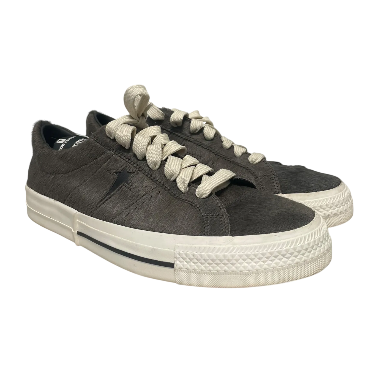 CONVERSE/RICK OWENS DRKSHDW/Low-Sneakers/US 12/Fur/GRY/ONE STAR view 1