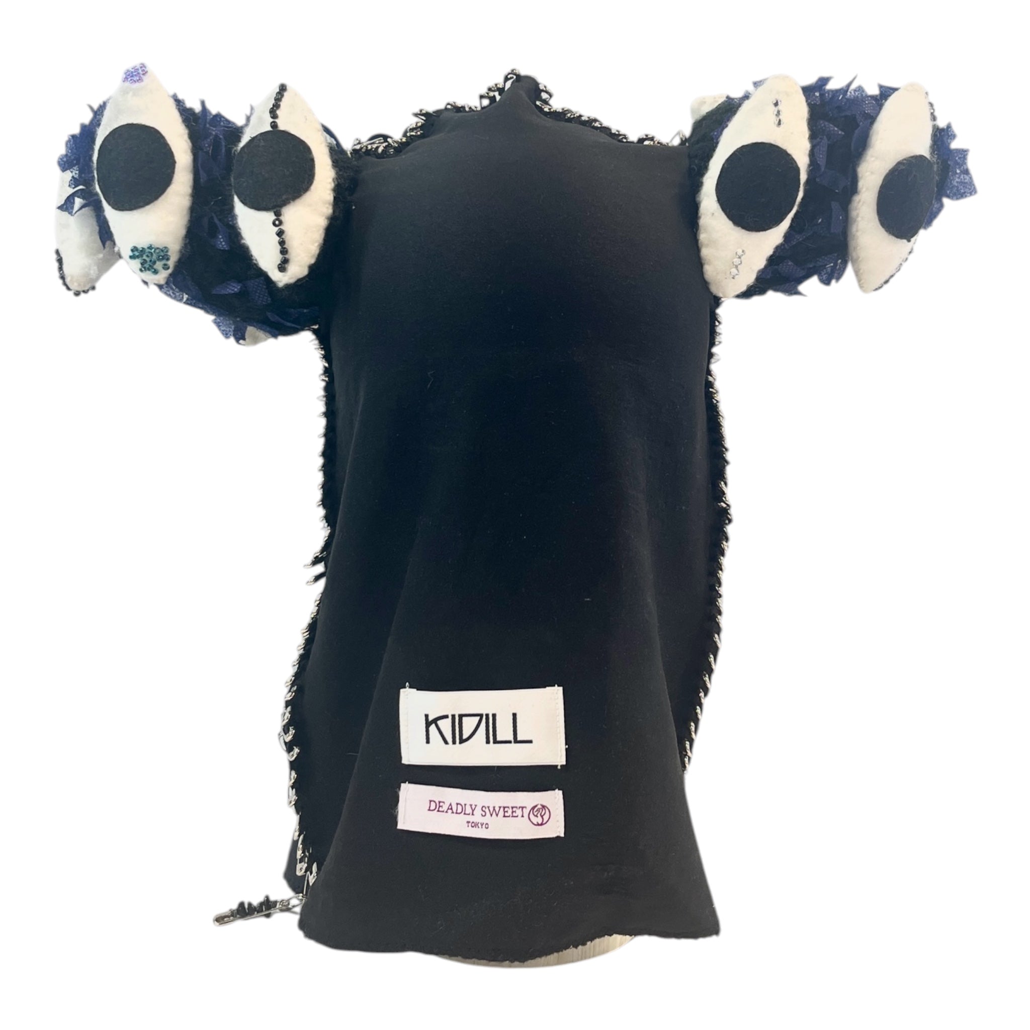 KIDILL/Beanie/All Over Print/Wool/BLK/KIDEVIL MASK view 2