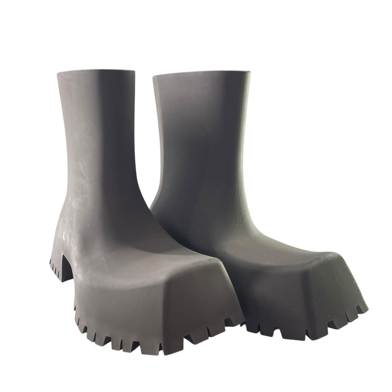 BALENCIAGA/Boots/US 8/GRY/TROOPER BOOT