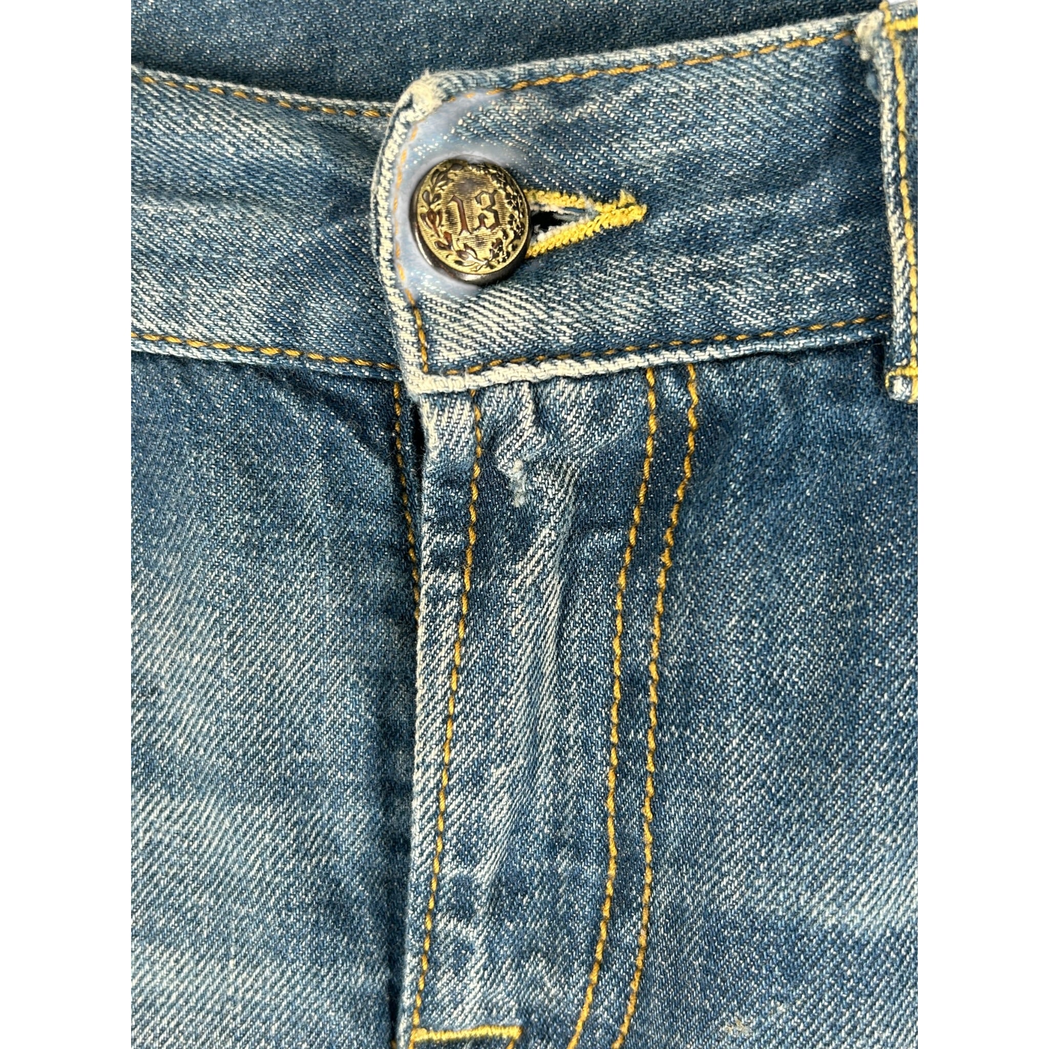 R13/Skinny Pants/29/Denim/BLU/DISTRESSED view 2