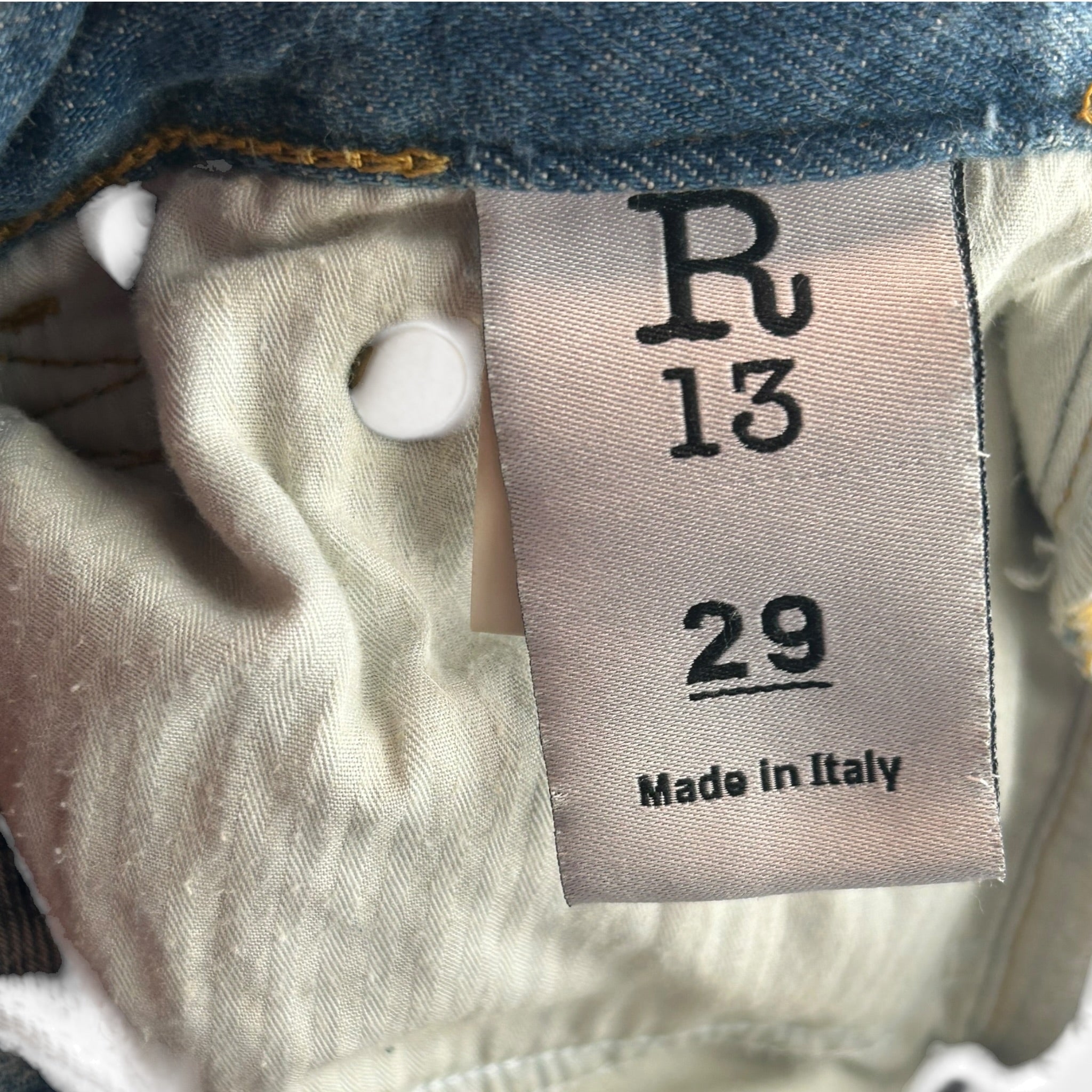R13/Skinny Pants/29/Denim/BLU/DISTRESSED view 5
