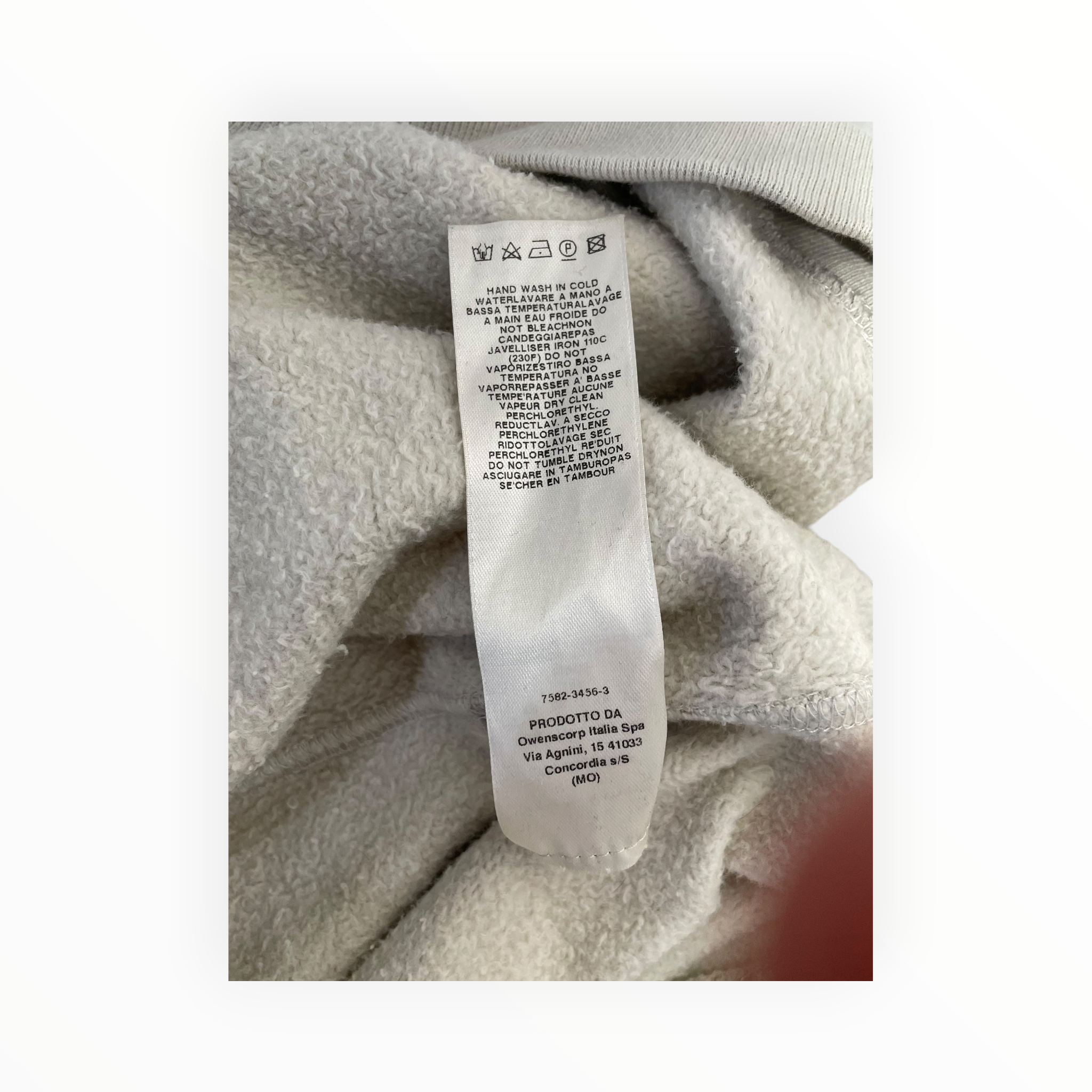 Rick Owens/Hoodie/XS/Cotton/WHT/Long Length/asymmetrical long hoodie view 4