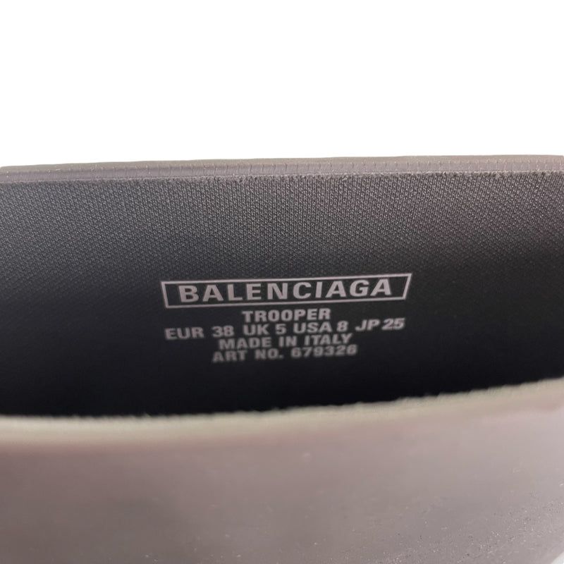 BALENCIAGA/Boots/US 8/GRY/TROOPER BOOT