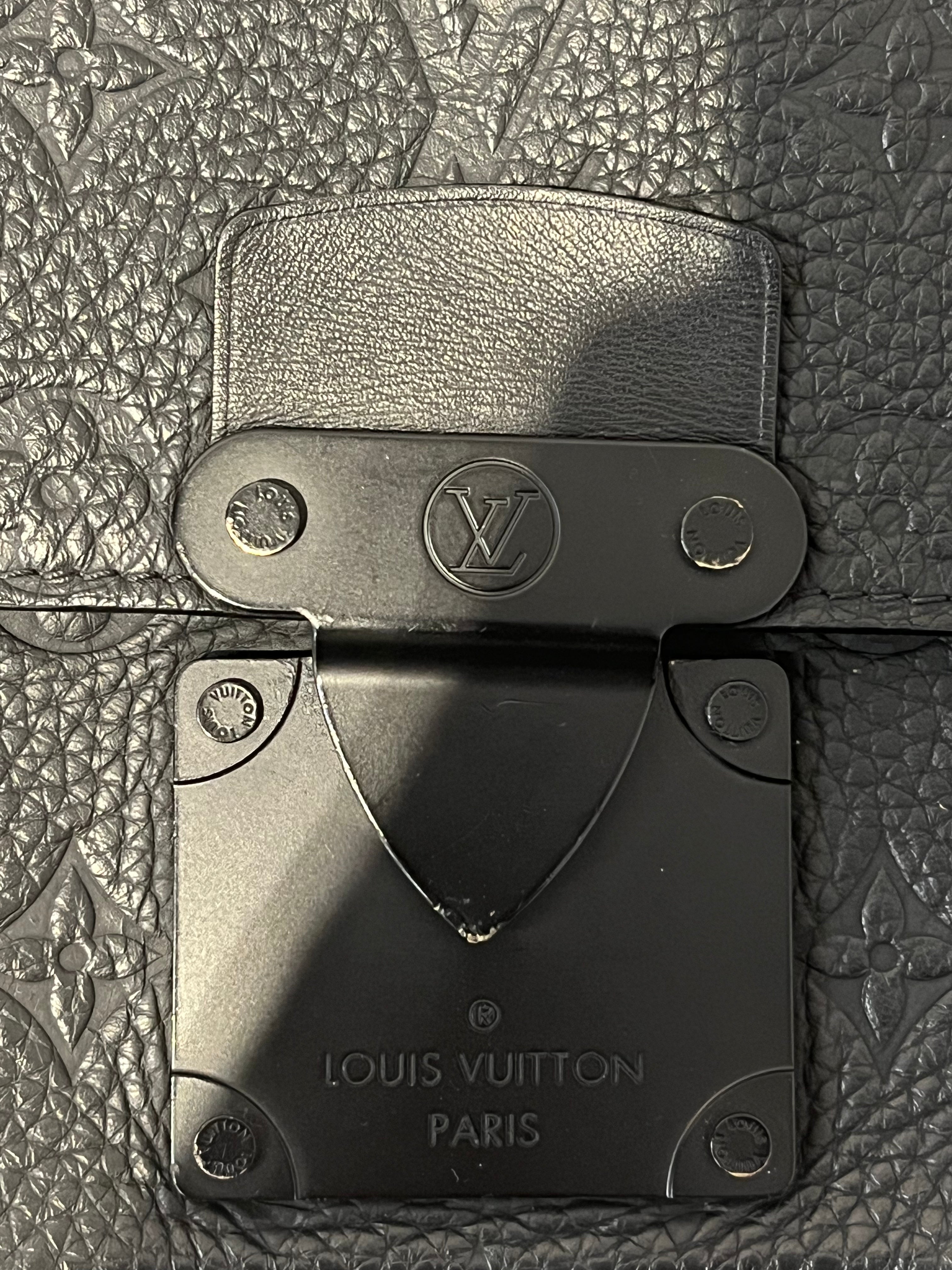 LOUIS VUITTON/Cross Body Bag/Monogram/Leather/BLK/TAURILLON S LOCK VIRGIL ABLOH view 5