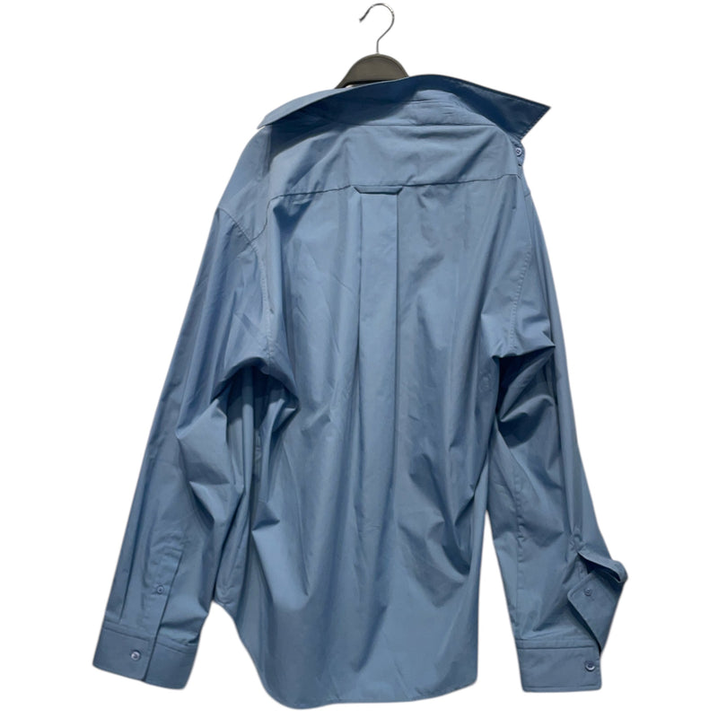 BALENCIAGA/LS Shirt/XXS/Cotton/BLU/SWING BUTTON UP