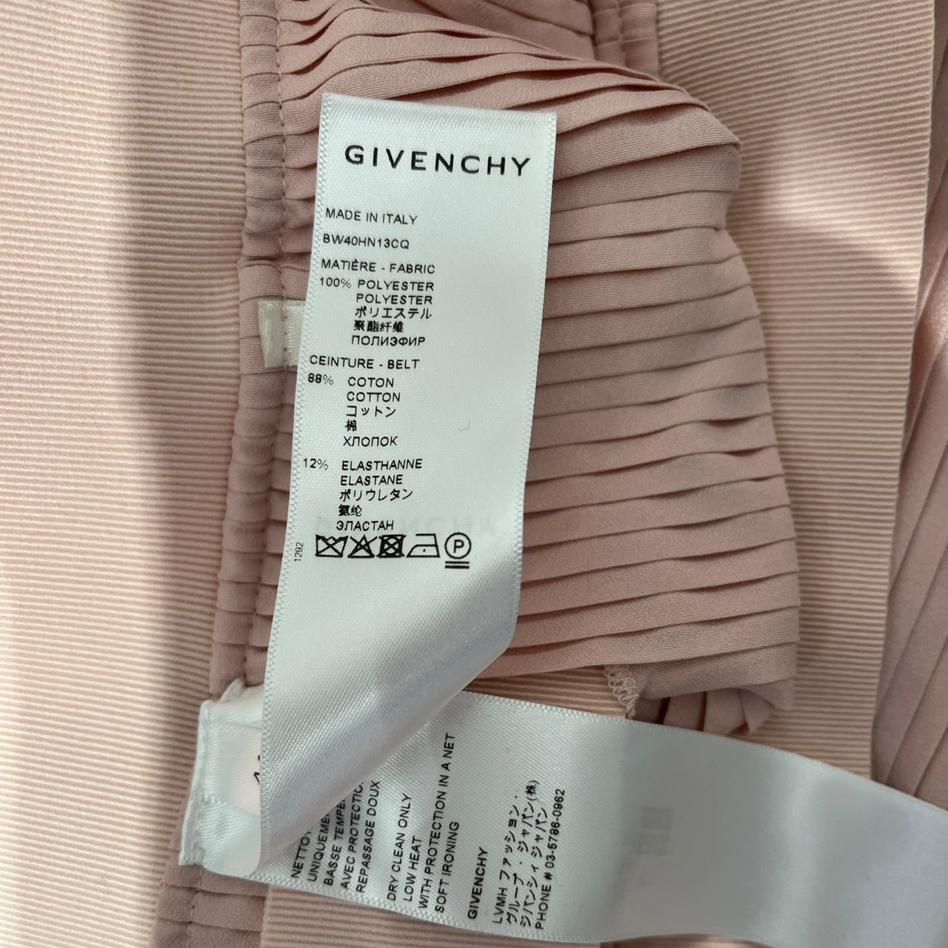 GIVENCHY/Long Skirt/44/PNK/Maxi Length/GIVENCHY PLEATED AYSYM SKIRT view 4
