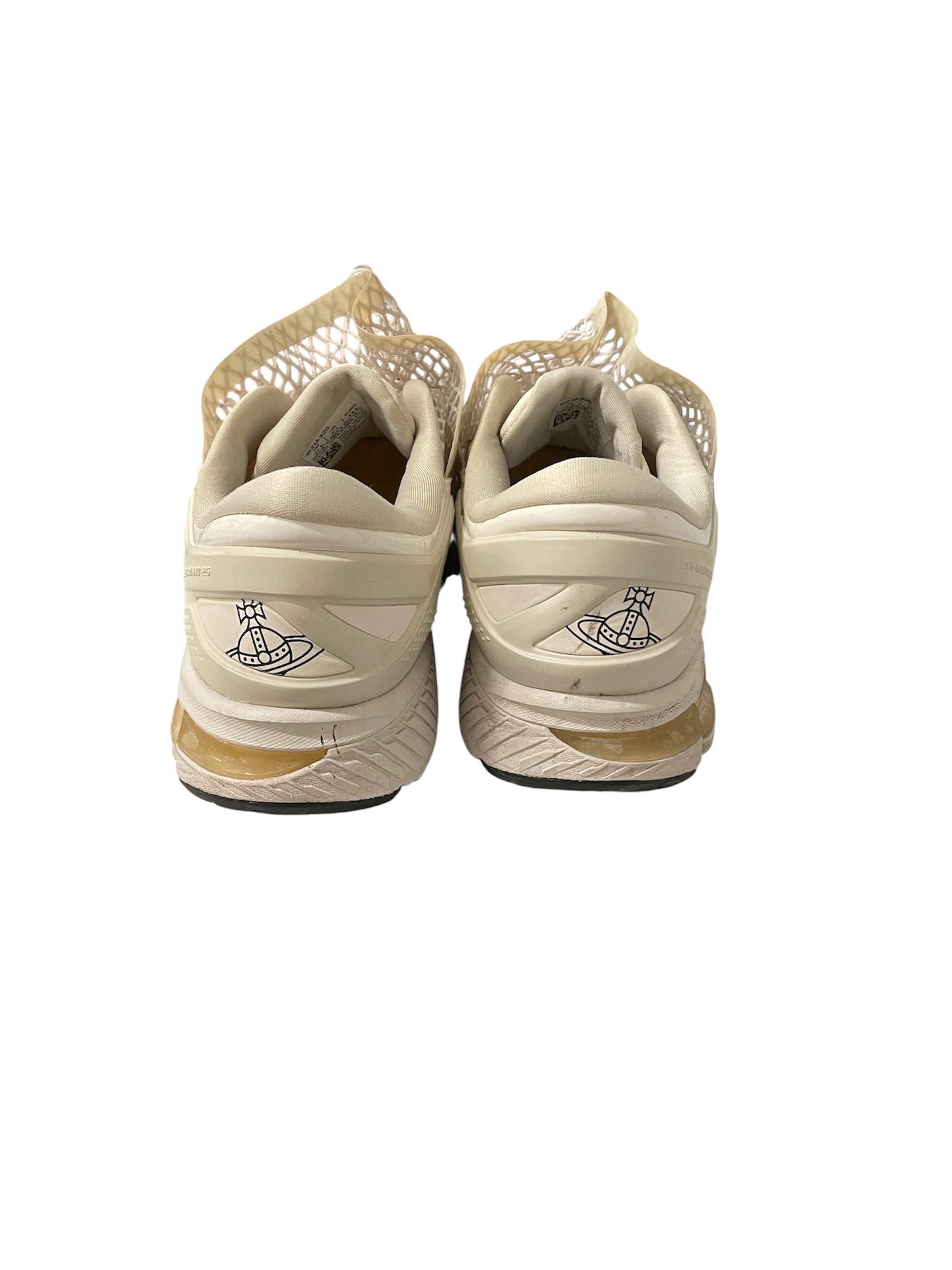 ASICS/Vivienne Westwood/Low-Sneakers/US 9.5/CRM/netted front view 4