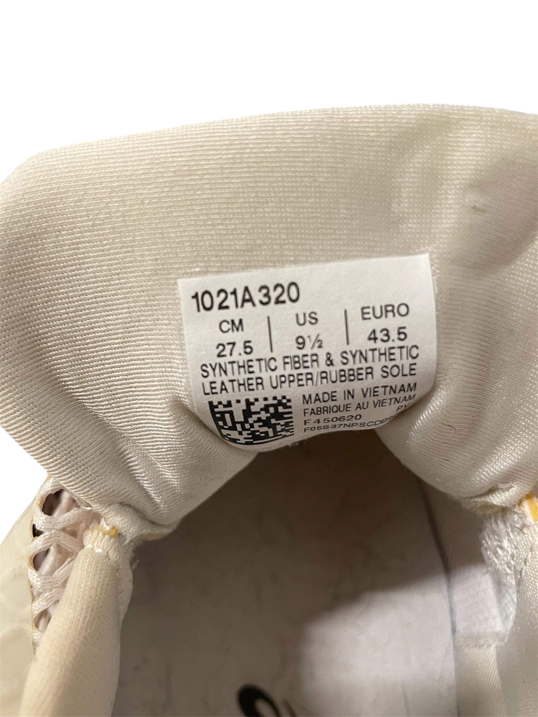 ASICS/Vivienne Westwood/Low-Sneakers/US 9.5/CRM/netted front view 5