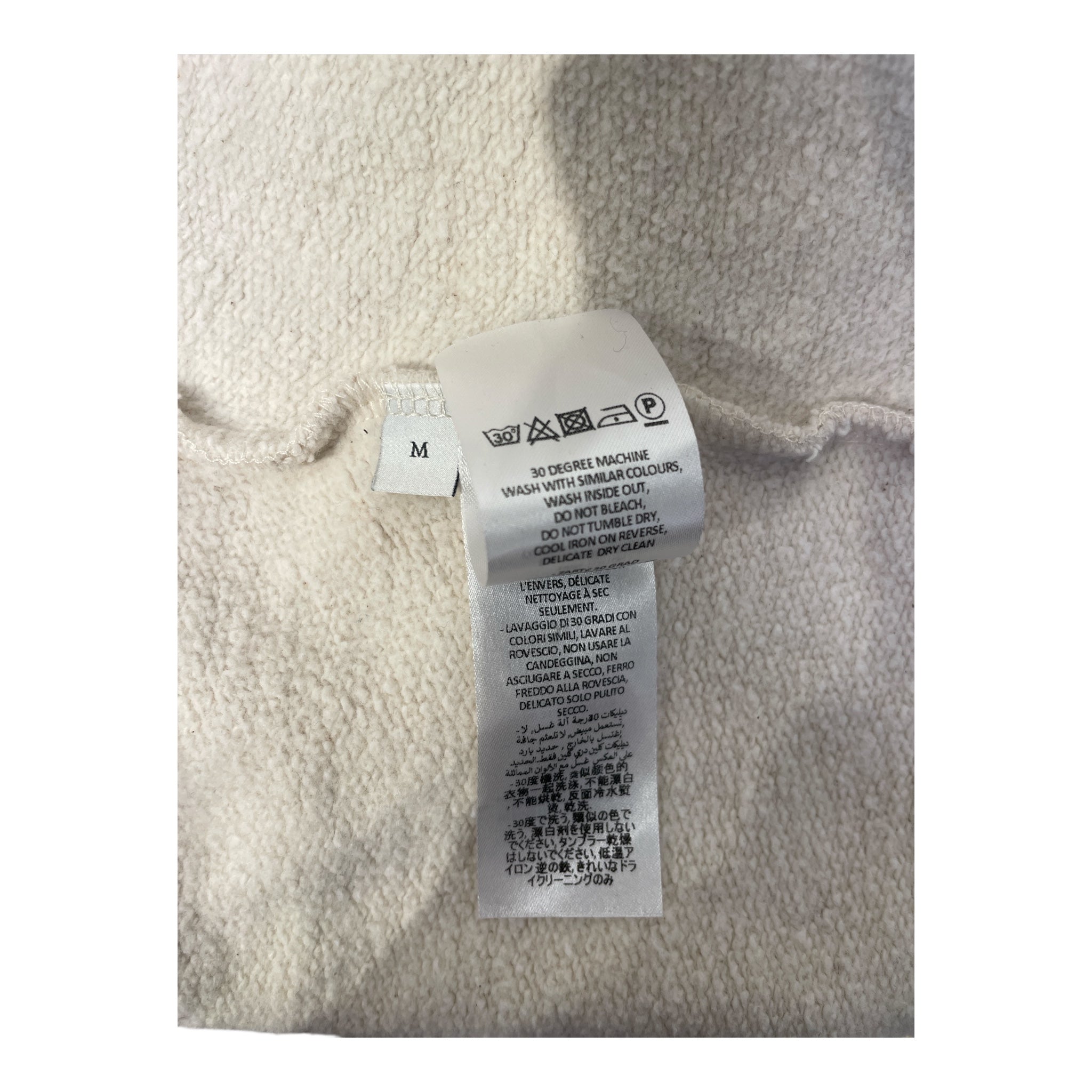 JW ANDERSON(J.W.ANDERSON)/Hoodie/M/Cotton/CRM/Button Up Popover view 7